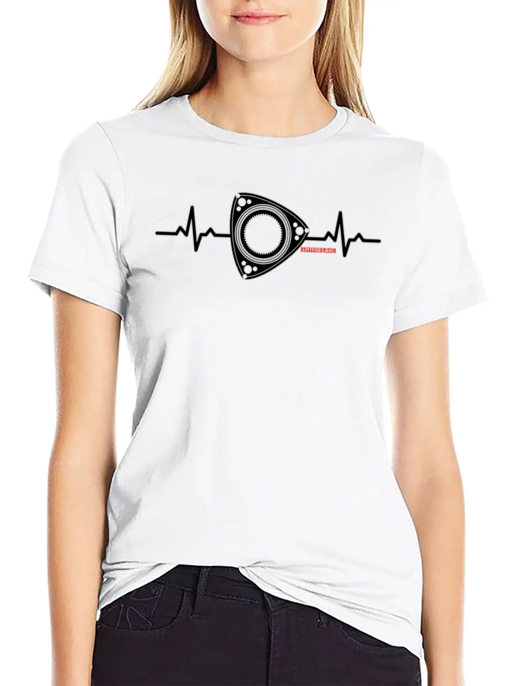 Rx8 Rx7 Heart Beat Dark Classic Fit Graphic Tee For Daily Comfort – Unisex Cotton Shirt