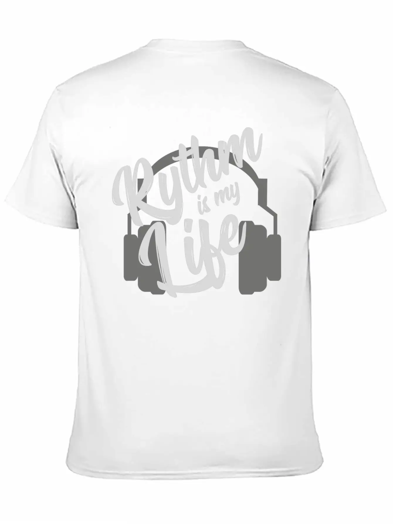 Rythm Is My Life - Music GIFT Unisex Short Sleeve Soft Cotton T-Shirt – Casual Everyday Wear
