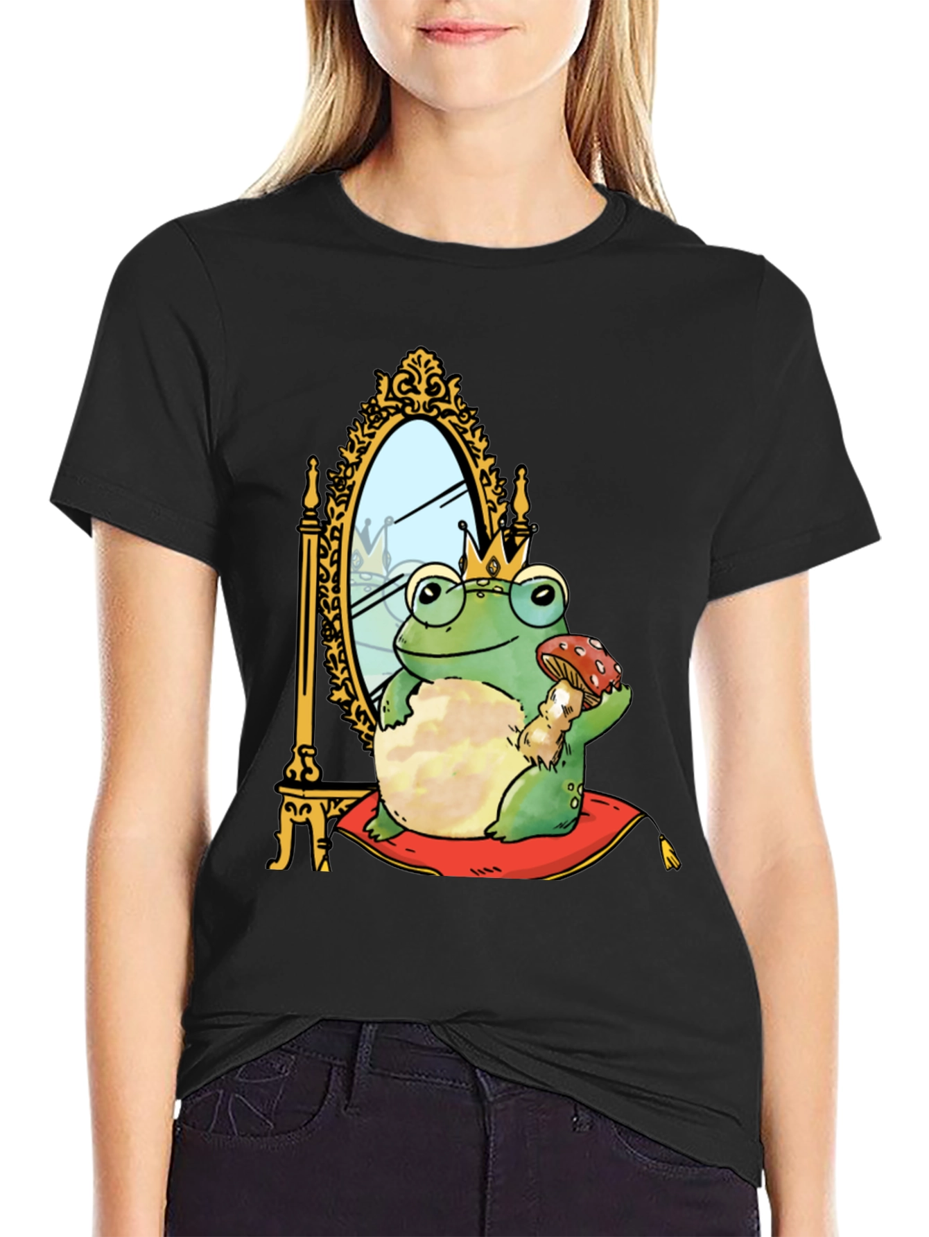 Frog Prince T-Shirt - Enchanted Mirror Design