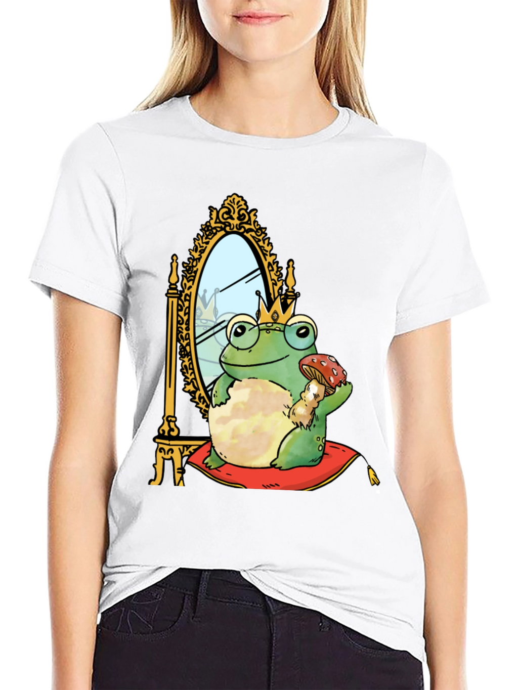 Frog Prince T-Shirt - Enchanted Mirror Design