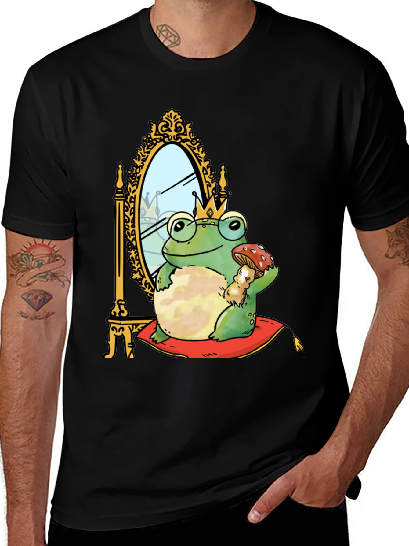 Frog Prince T-Shirt - Enchanted Mirror Design