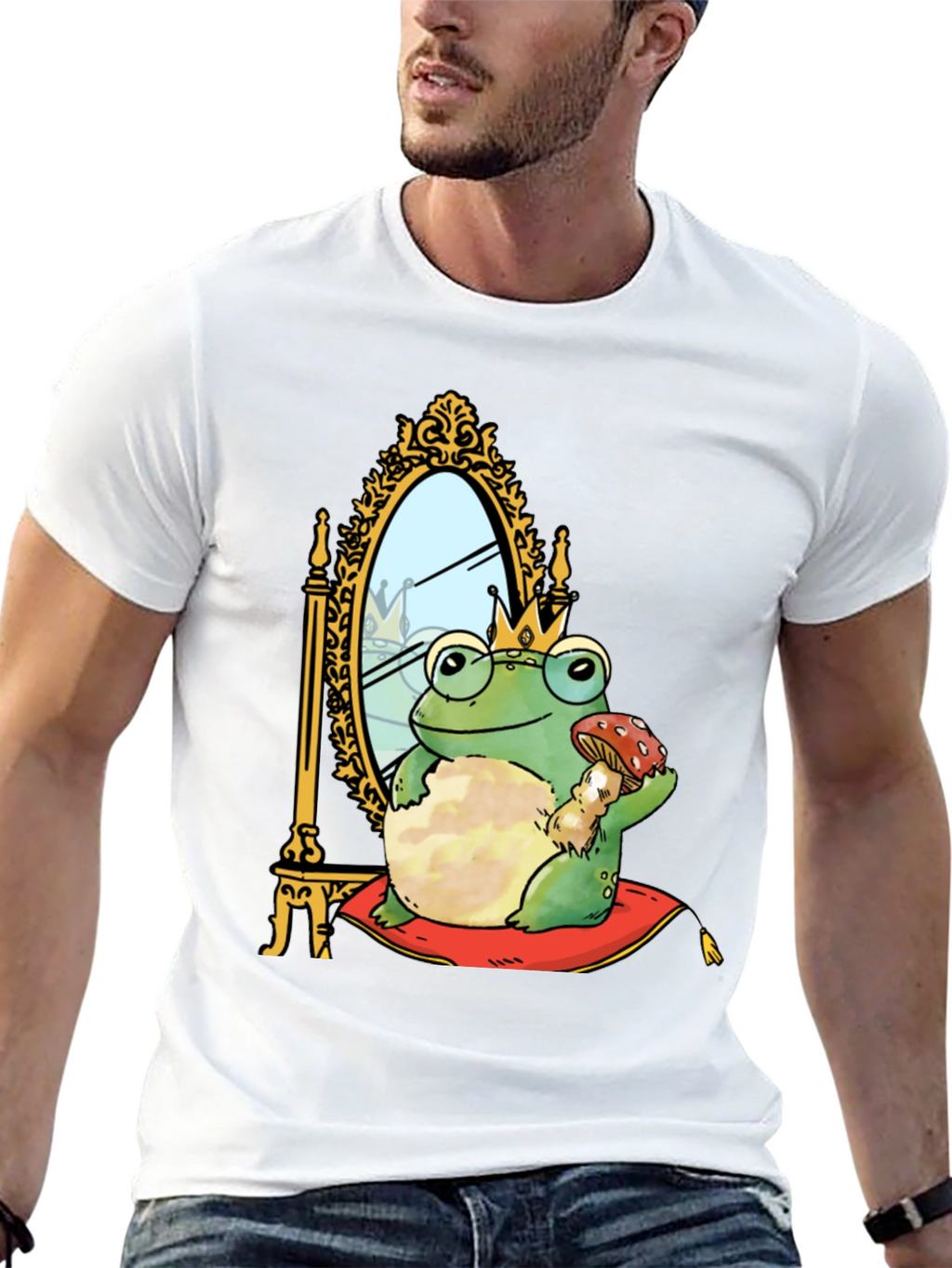 Frog Prince T-Shirt - Enchanted Mirror Design