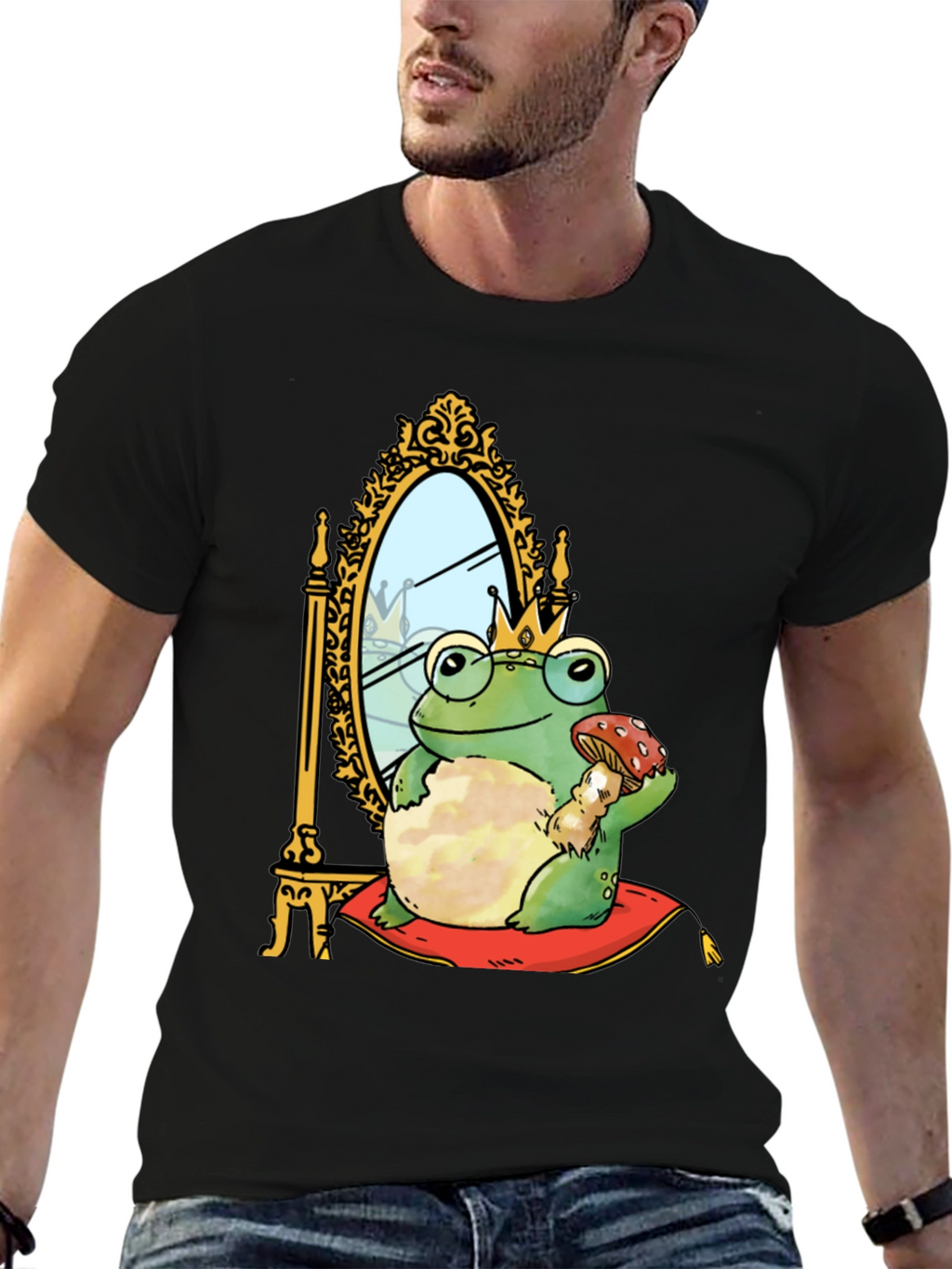 Frog Prince T-Shirt - Enchanted Mirror Design