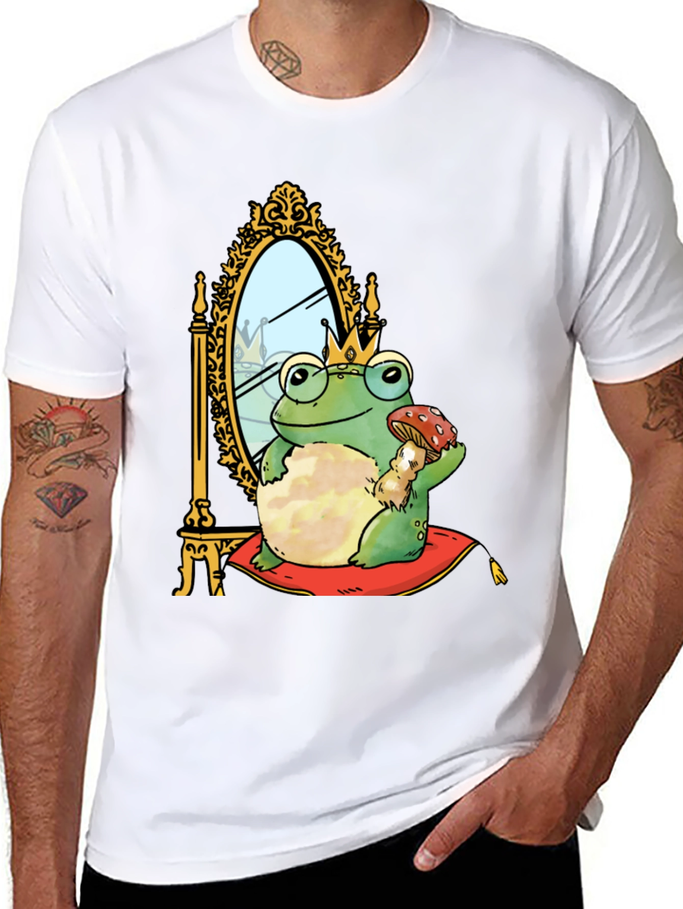 Frog Prince T-Shirt - Enchanted Mirror Design