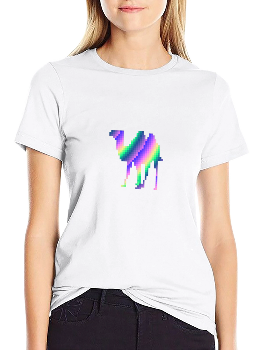 Pixel Camel T-Shirt - Retro Graphic Tee