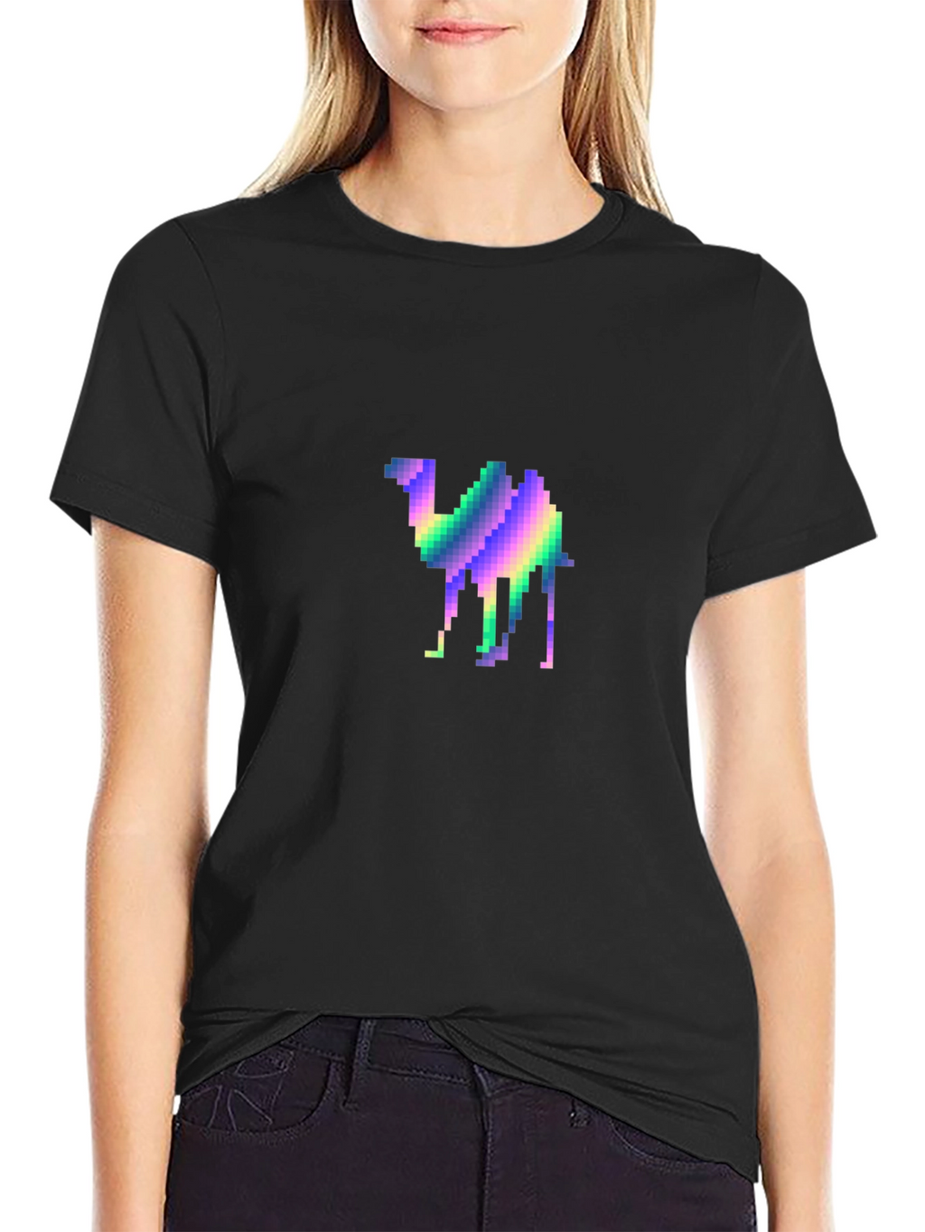 Pixel Camel T-Shirt - Retro Graphic Tee