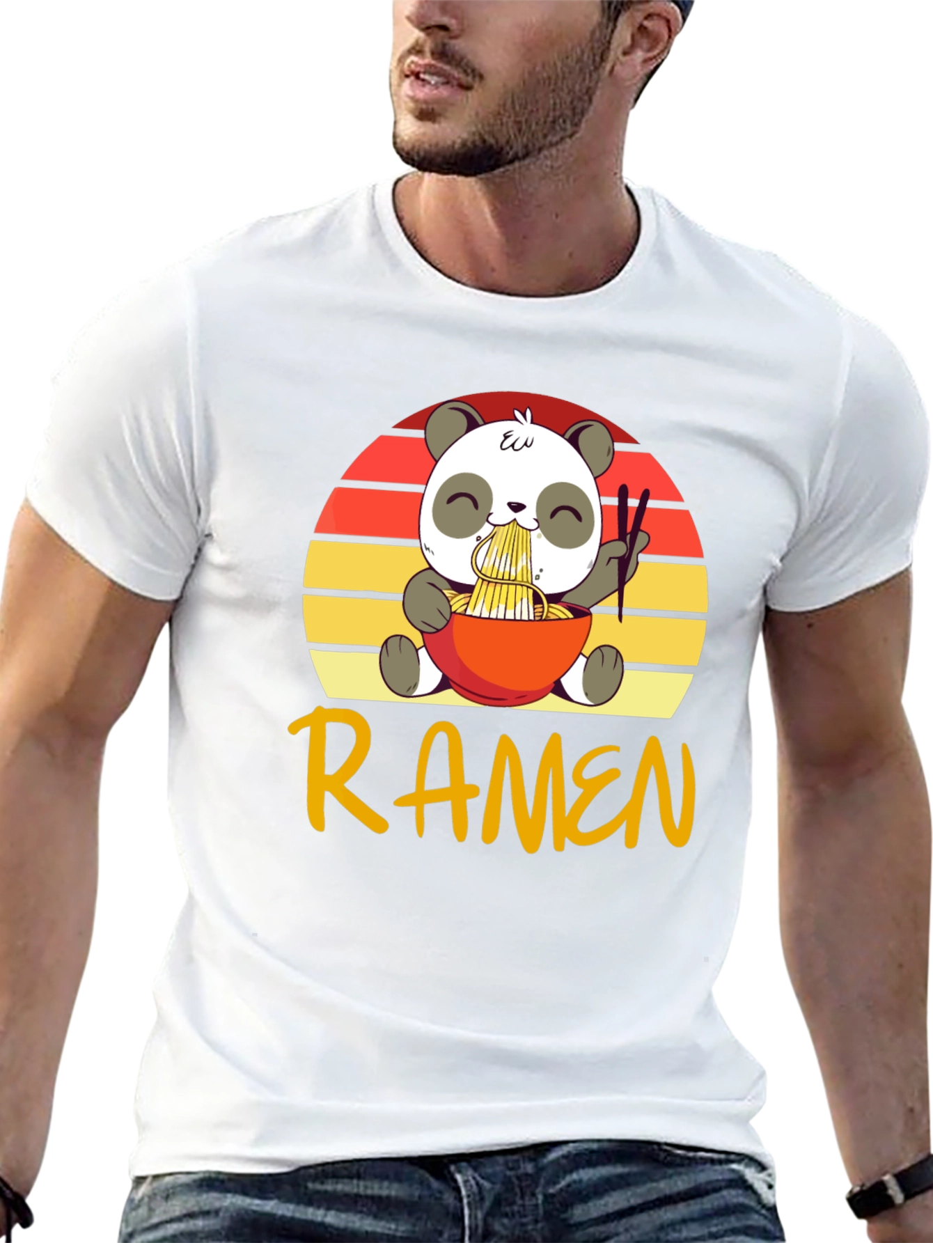 Cute Panda Ramen T-Shirt