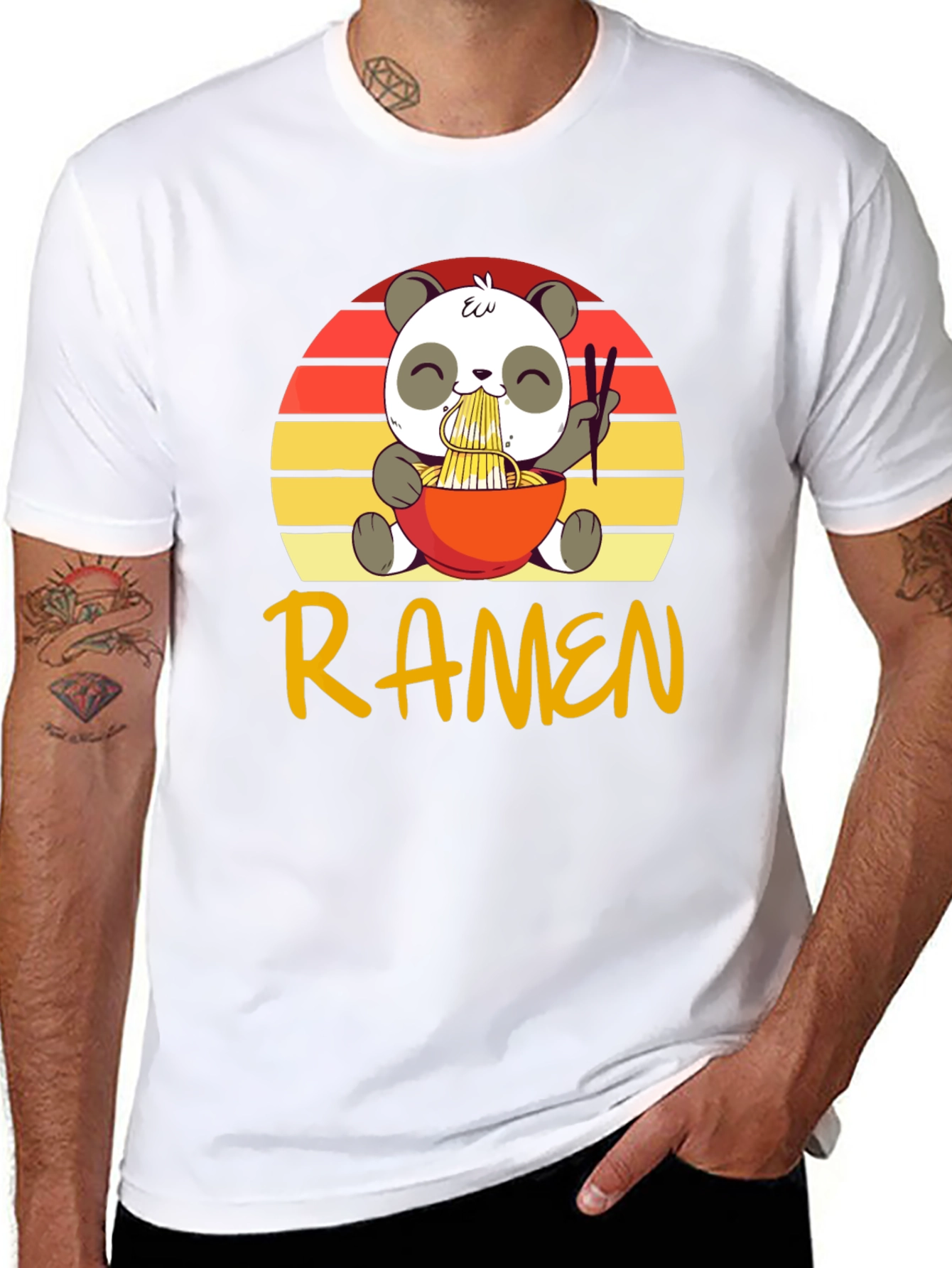 Cute Panda Ramen T-Shirt
