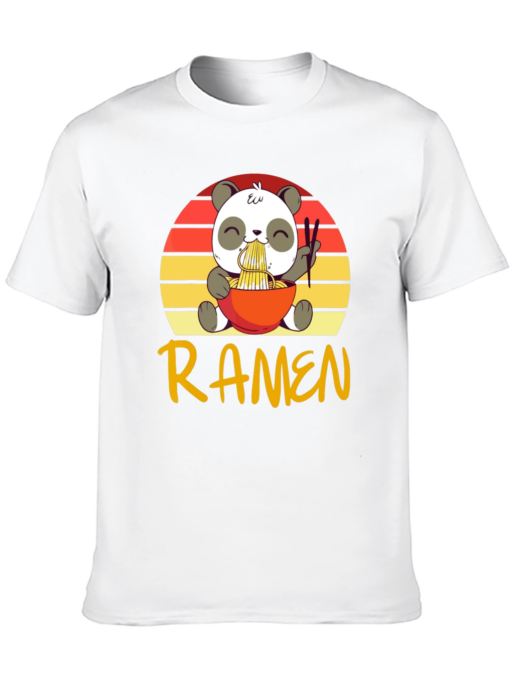Cute Panda Ramen T-Shirt