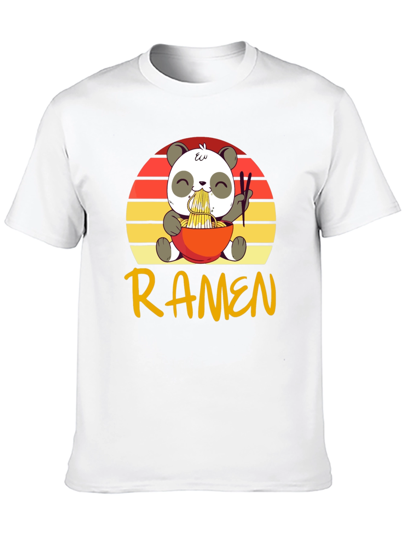 Cute Panda Ramen T-Shirt