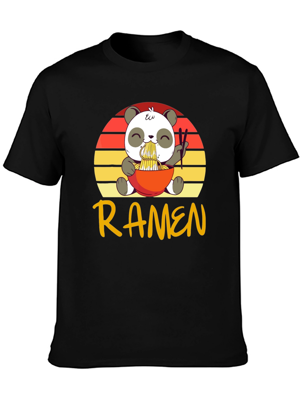 Cute Panda Ramen T-Shirt