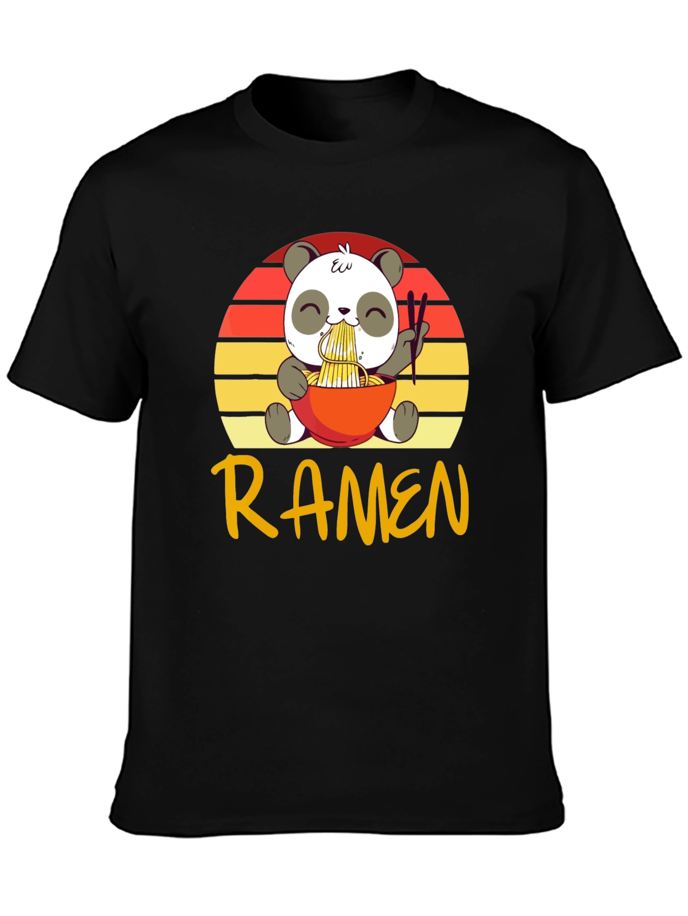 Cute Panda Ramen T-Shirt