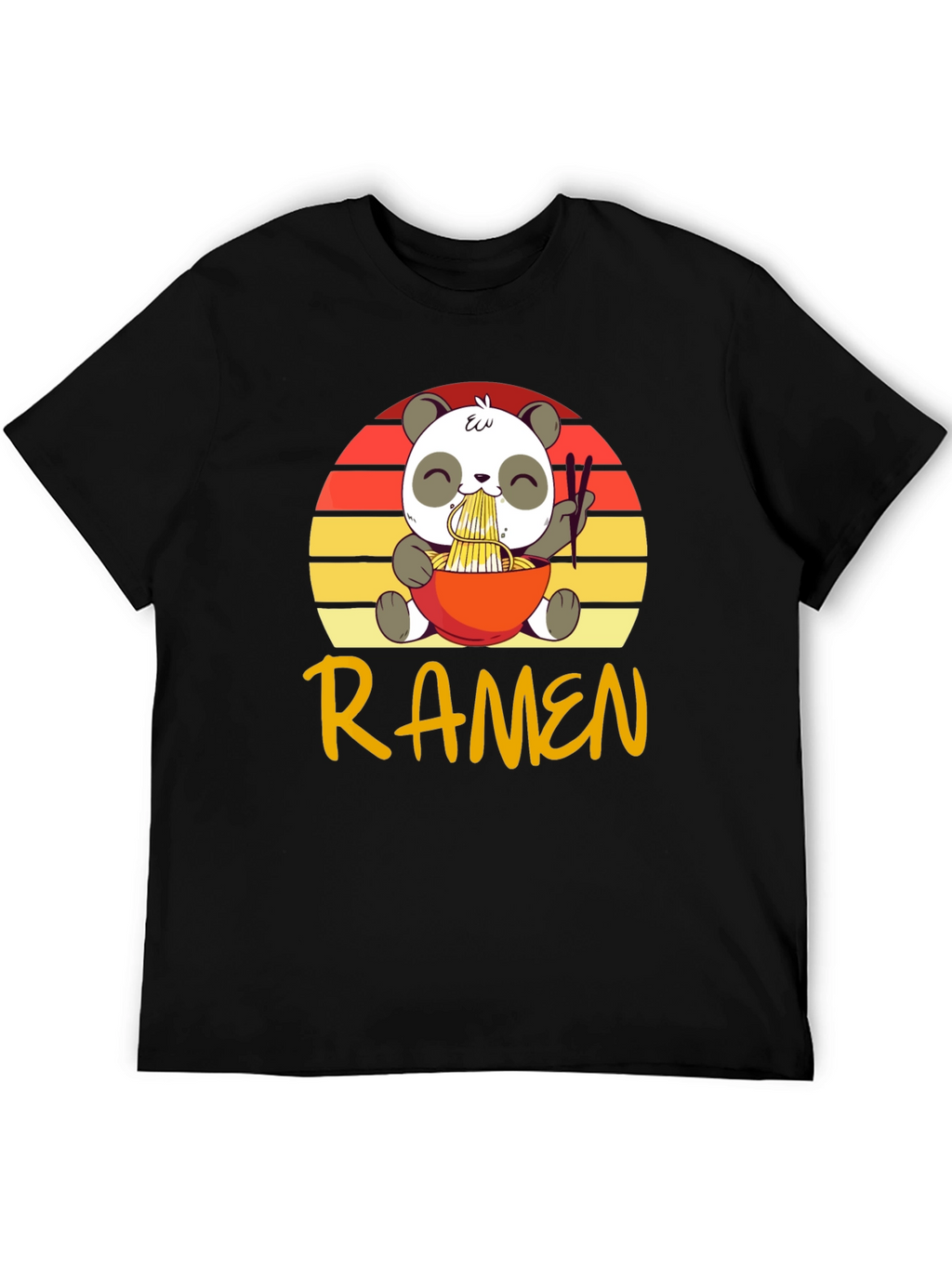 Cute Panda Ramen T-Shirt