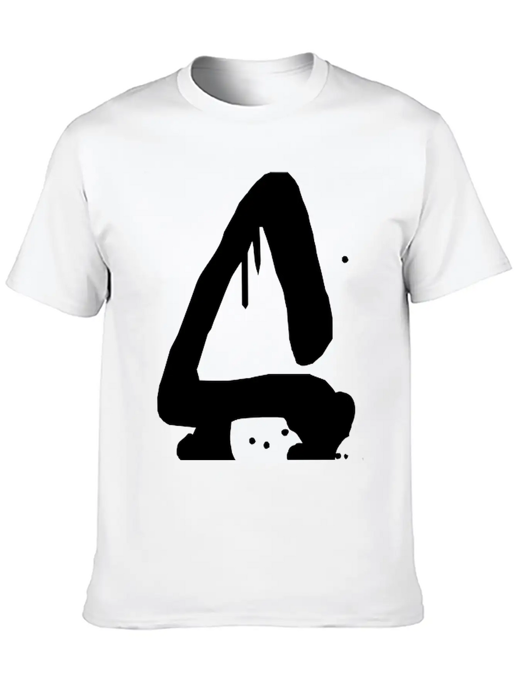 S Graffiti Drops Farbklex Spray Stylish Everyday T-Shirt – Unisex Basic Cotton Tee