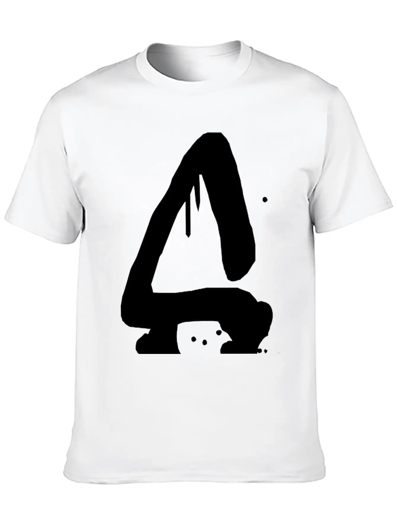 S Graffiti Drops Farbklex Spray Stylish Everyday T-Shirt – Unisex Basic Cotton Tee