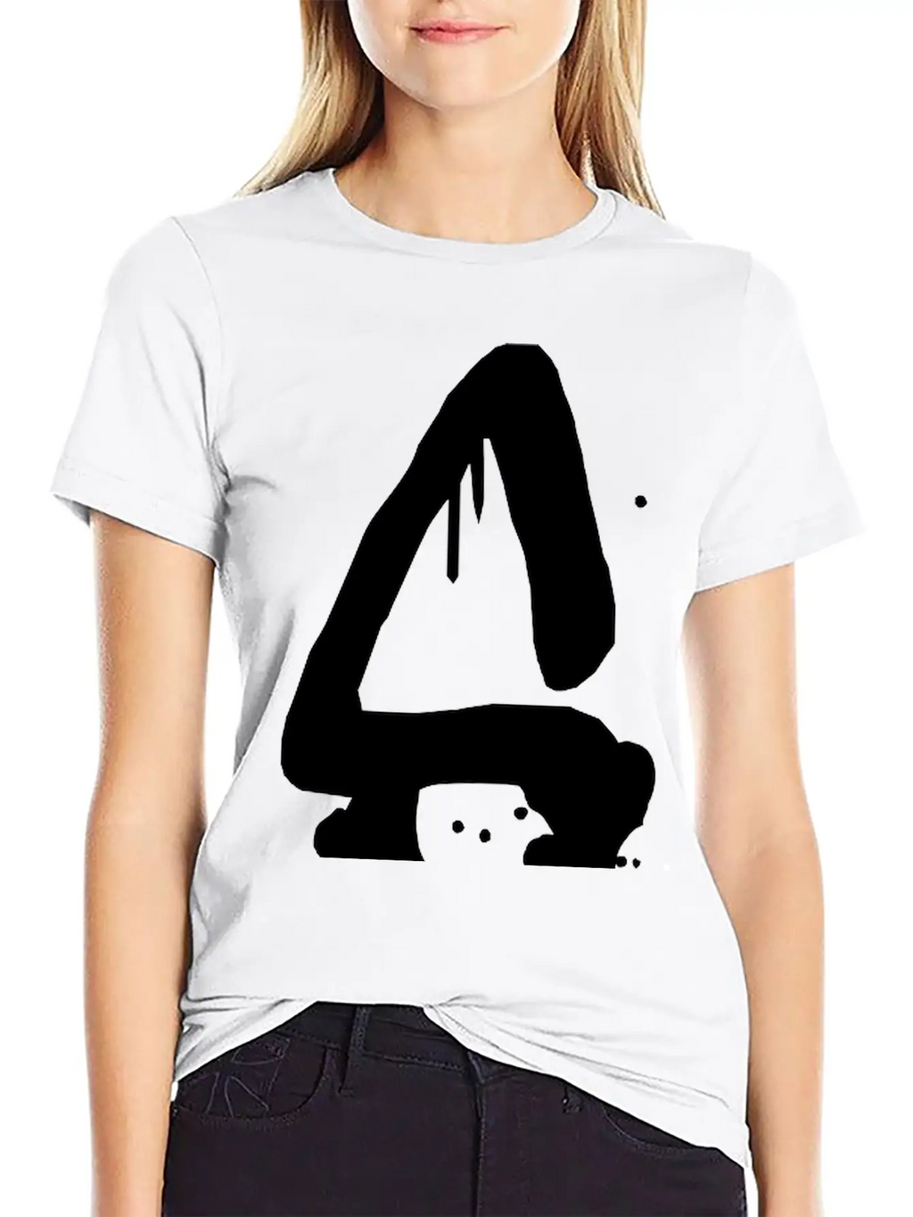 S Graffiti Drops Farbklex Spray Stylish Everyday T-Shirt – Unisex Basic Cotton Tee