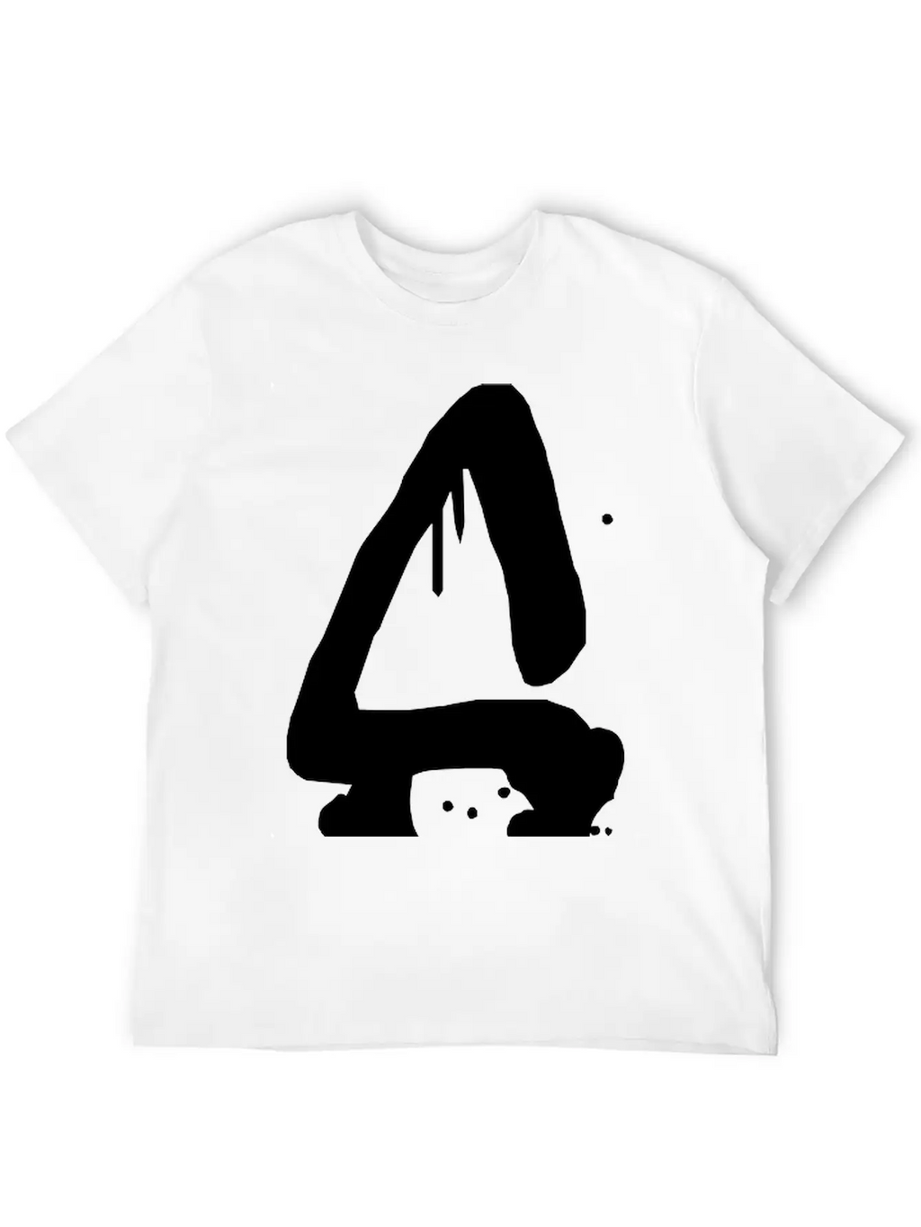 S Graffiti Drops Farbklex Spray Stylish Everyday T-Shirt – Unisex Basic Cotton Tee