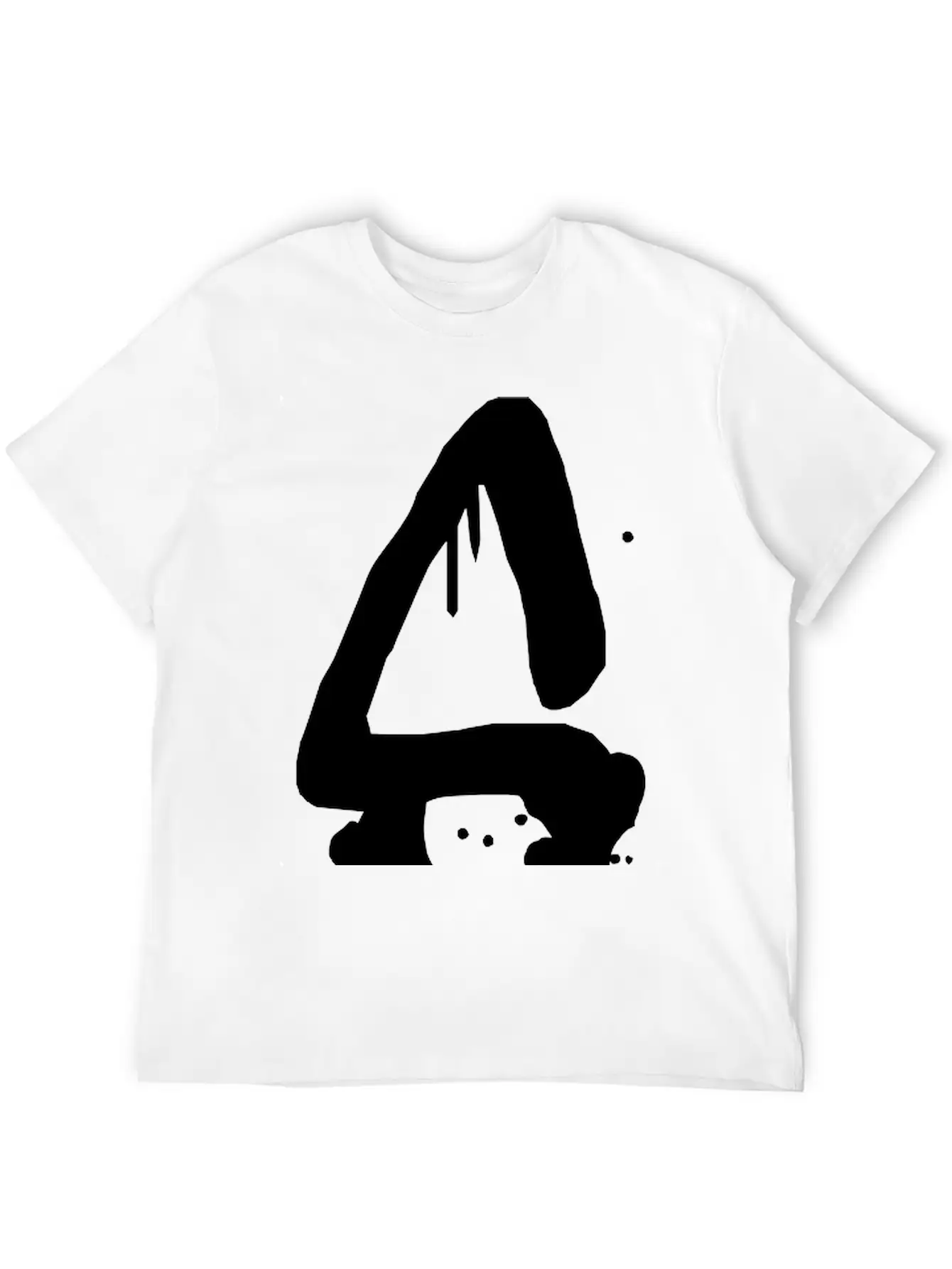 S Graffiti Drops Farbklex Spray Stylish Everyday T-Shirt – Unisex Basic Cotton Tee