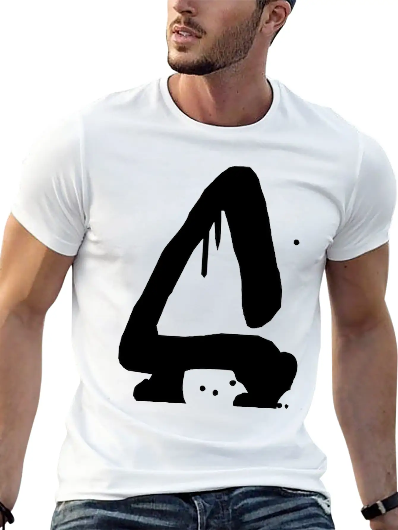 S Graffiti Drops Farbklex Spray Stylish Everyday T-Shirt – Unisex Basic Cotton Tee