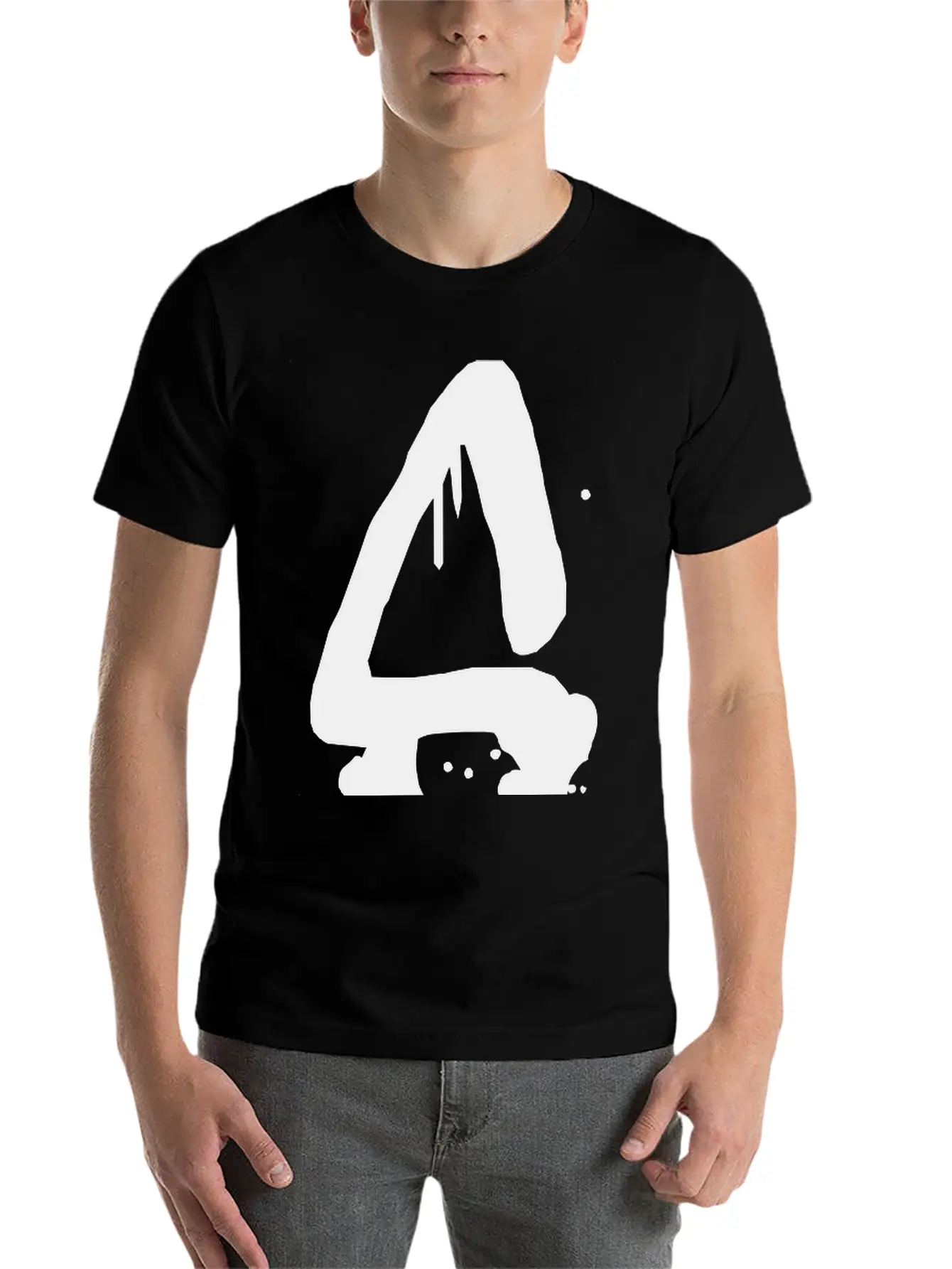 S Graffiti Drops Farbklex Spray Stylish Everyday T-Shirt – Unisex Basic Cotton Tee