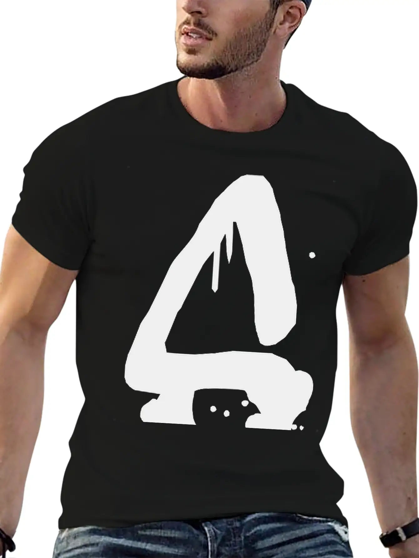 S Graffiti Drops Farbklex Spray Stylish Everyday T-Shirt – Unisex Basic Cotton Tee