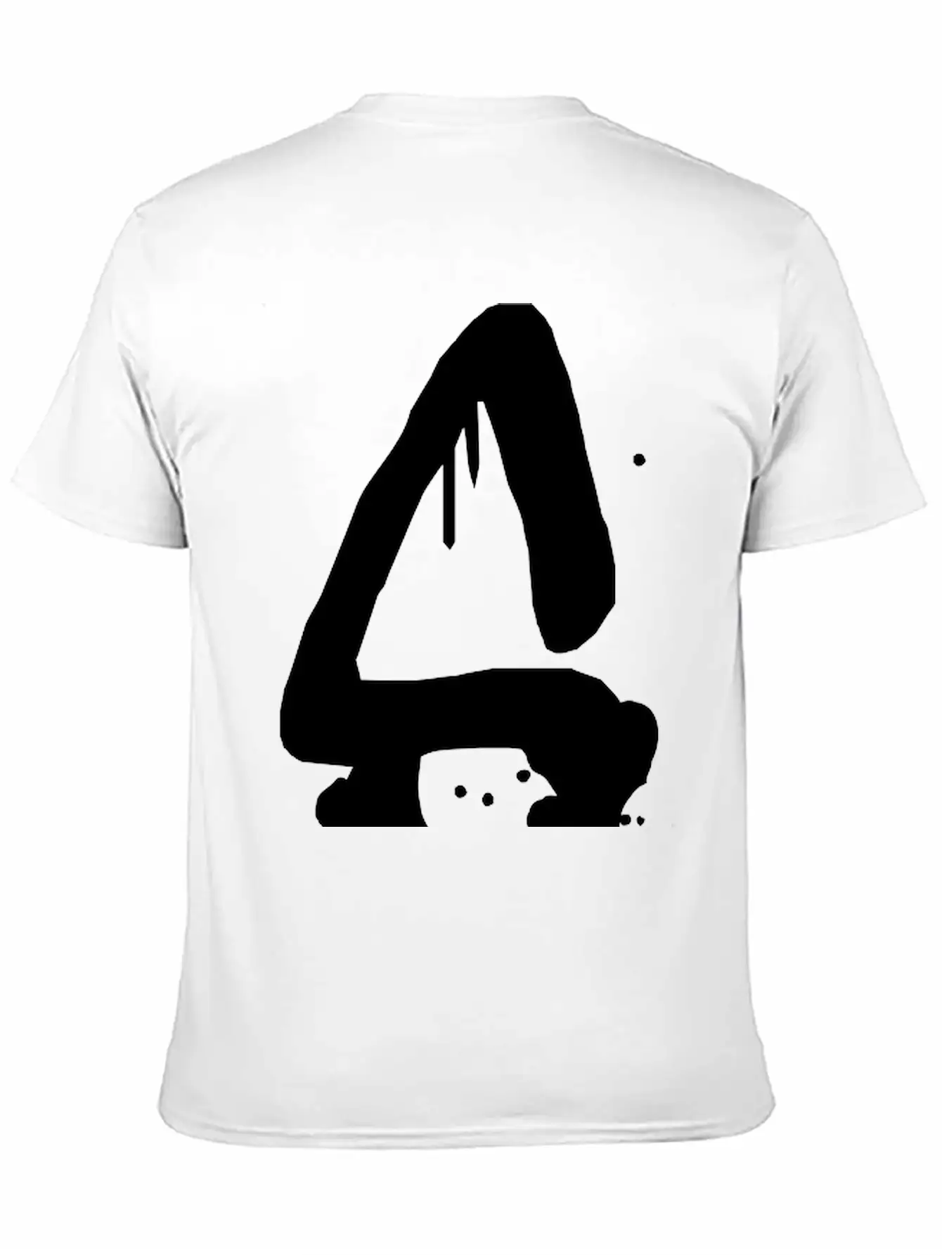 S Graffiti Drops Farbklex Spray Stylish Everyday T-Shirt – Unisex Basic Cotton Tee