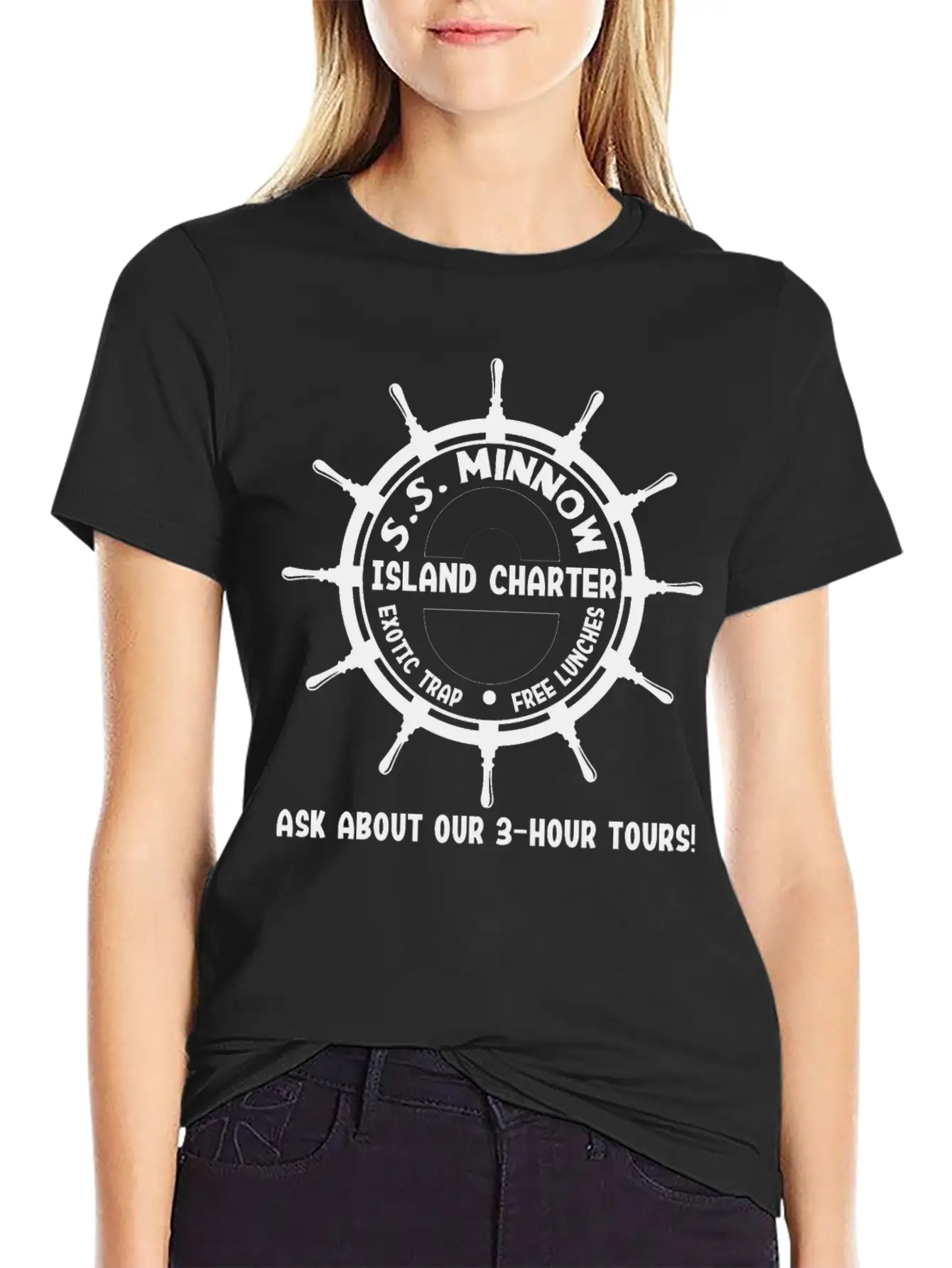 S S Minnow Tour Ask About The 3 Hour Tour On Classic Fit Graphic Tee For Daily Comfort – Unisex Cotton Shirt