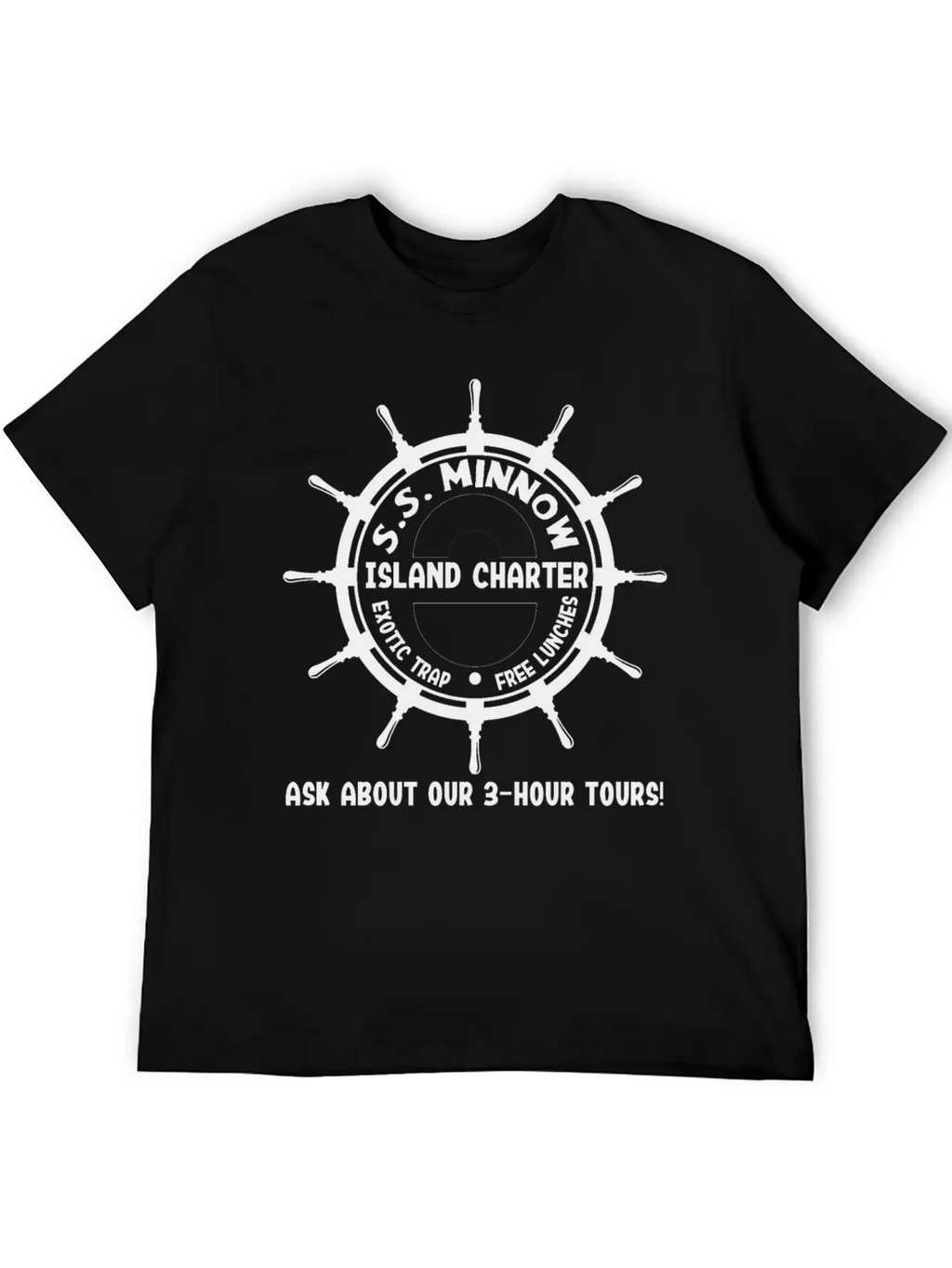 S S Minnow Tour Ask About The 3 Hour Tour On Classic Fit Graphic Tee For Daily Comfort – Unisex Cotton Shirt