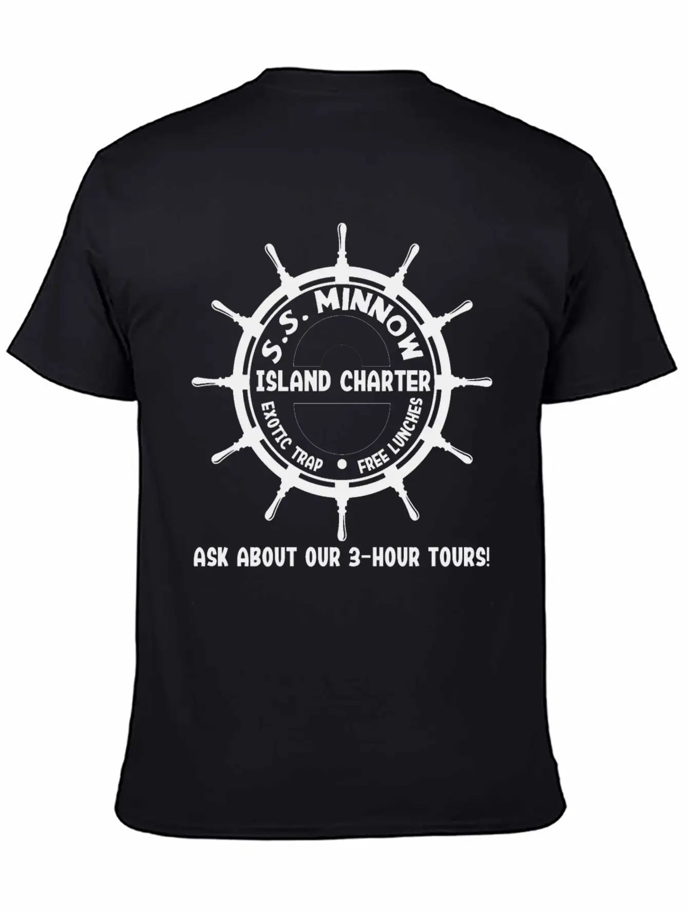S S Minnow Tour Ask About The 3 Hour Tour On Classic Fit Graphic Tee For Daily Comfort – Unisex Cotton Shirt