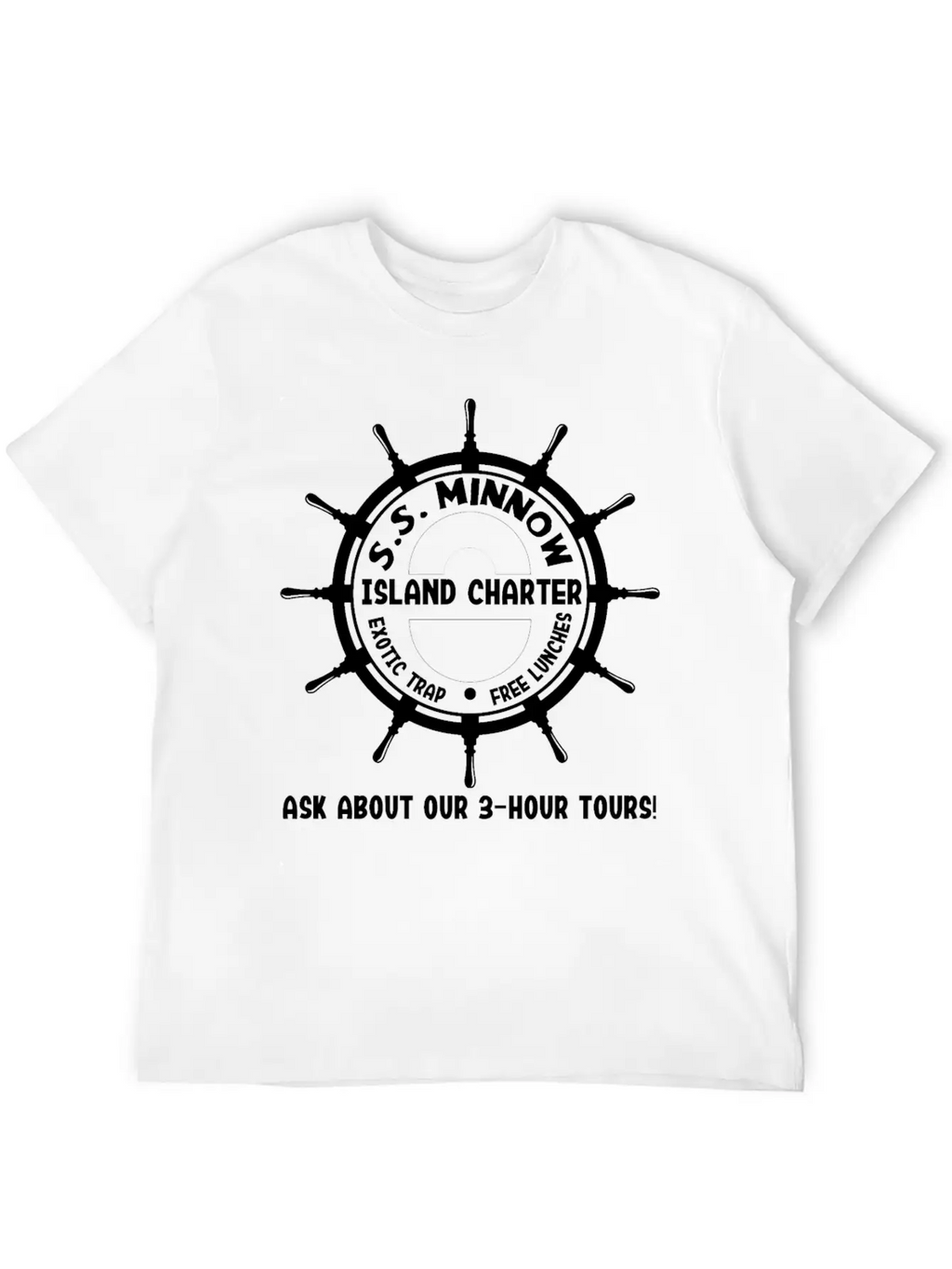 S S Minnow Tour Ask About The 3 Hour Tour On Classic Fit Graphic Tee For Daily Comfort – Unisex Cotton Shirt