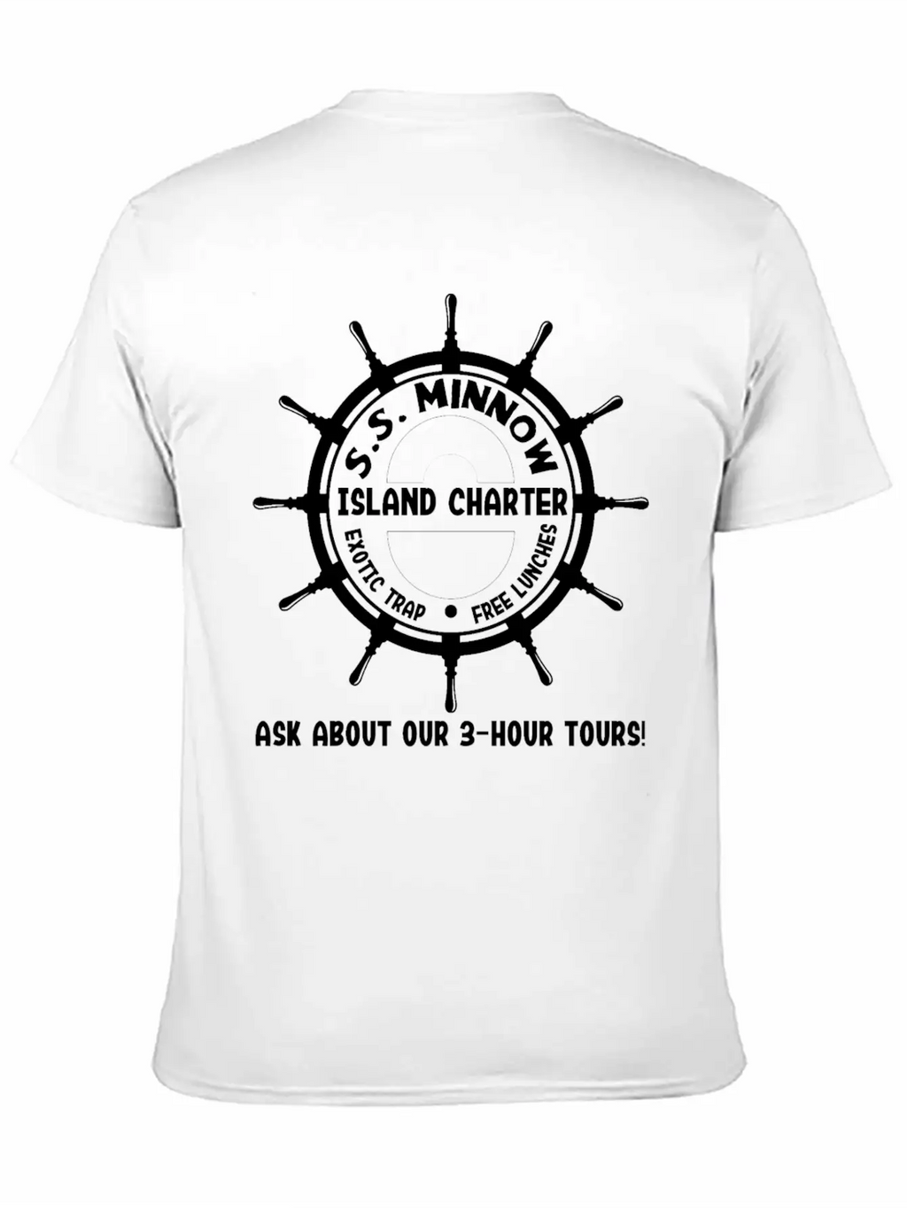S S Minnow Tour Ask About The 3 Hour Tour On Classic Fit Graphic Tee For Daily Comfort – Unisex Cotton Shirt