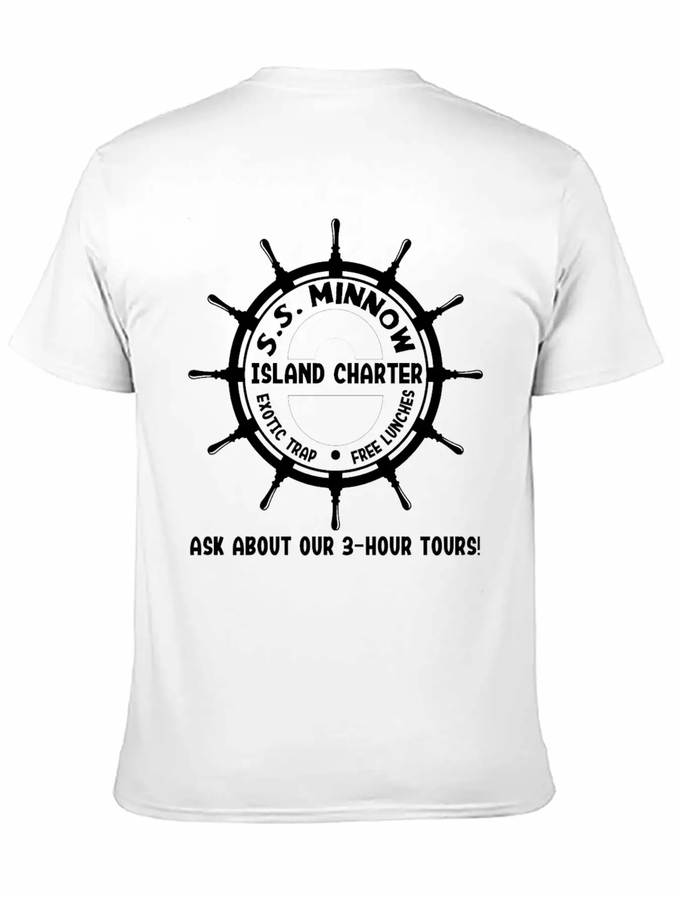 S S Minnow Tour Ask About The 3 Hour Tour On Classic Fit Graphic Tee For Daily Comfort – Unisex Cotton Shirt