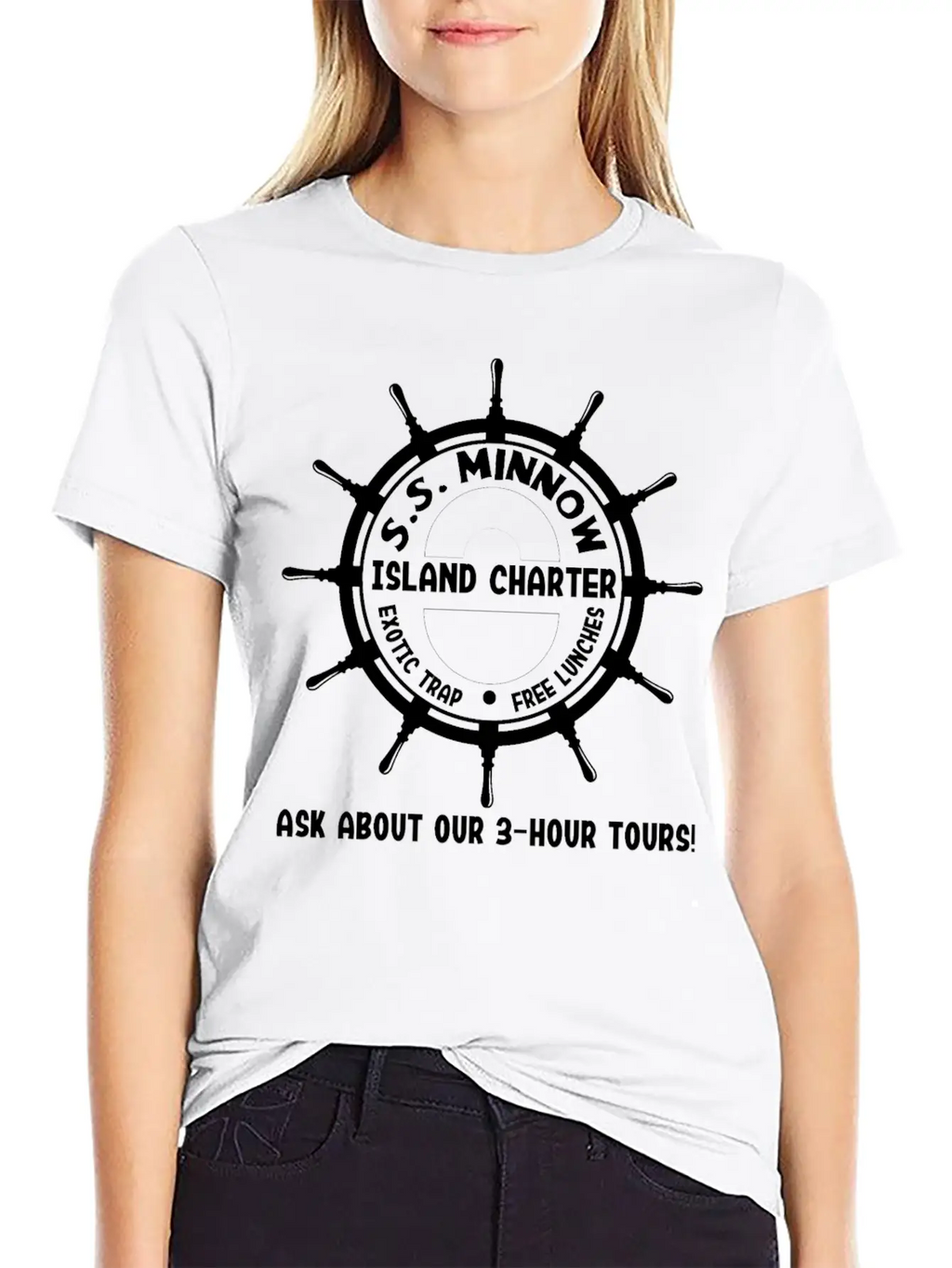 S S Minnow Tour Ask About The 3 Hour Tour On Classic Fit Graphic Tee For Daily Comfort – Unisex Cotton Shirt