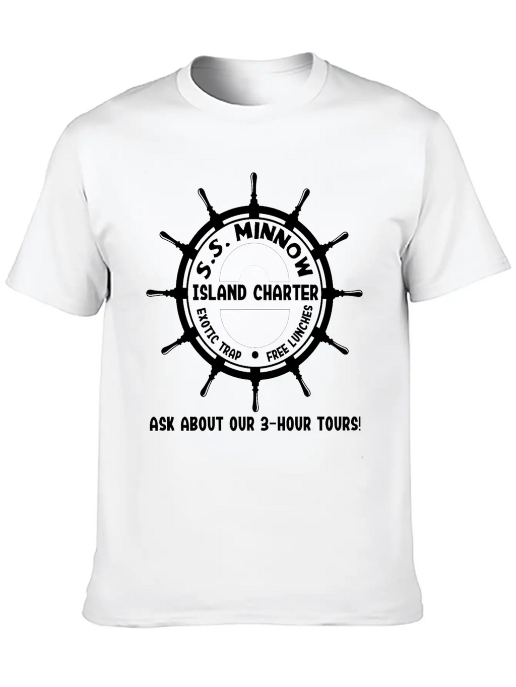 S S Minnow Tour Ask About The 3 Hour Tour On Classic Fit Graphic Tee For Daily Comfort – Unisex Cotton Shirt