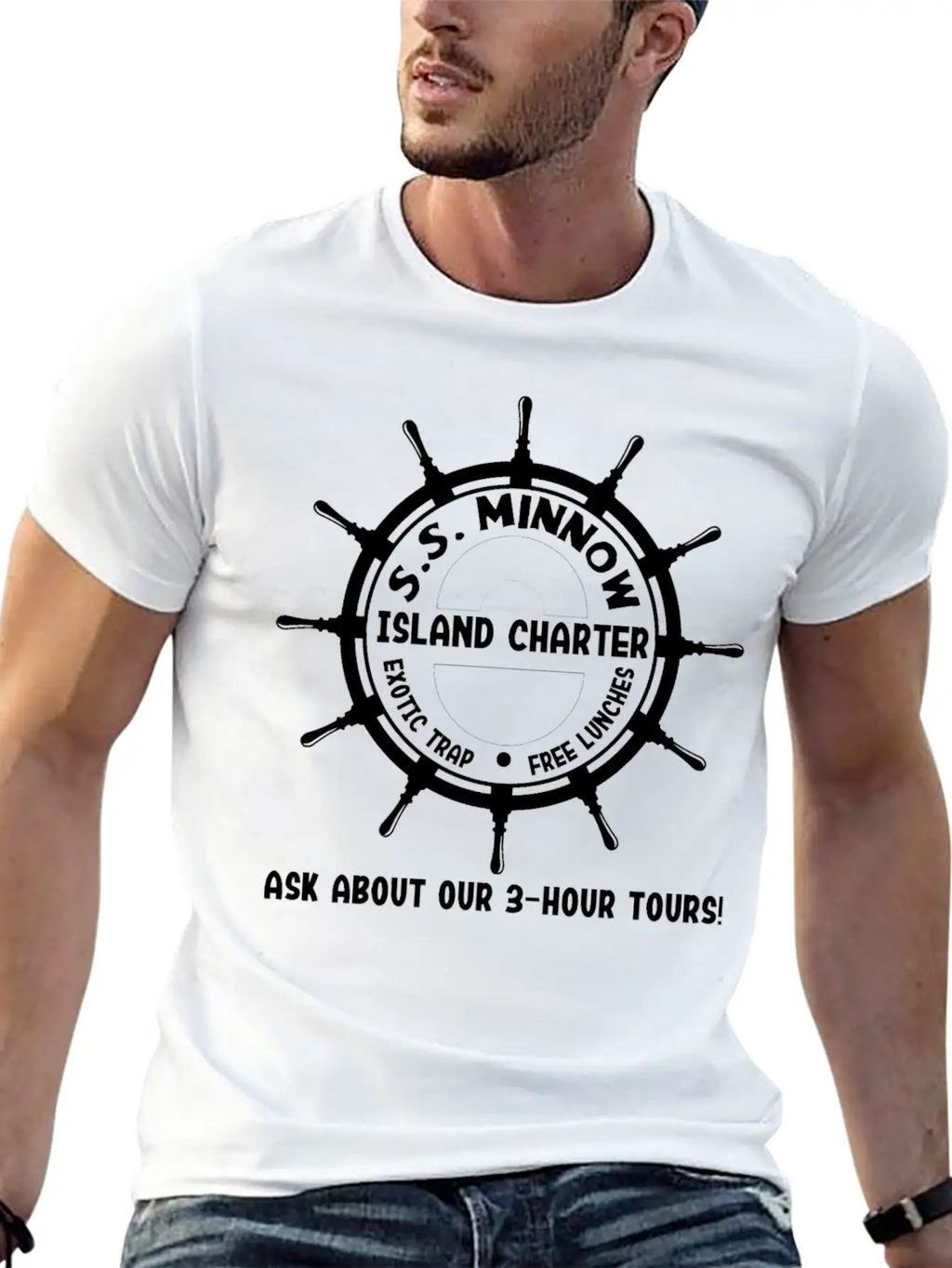 S S Minnow Tour Ask About The 3 Hour Tour On Classic Fit Graphic Tee For Daily Comfort – Unisex Cotton Shirt