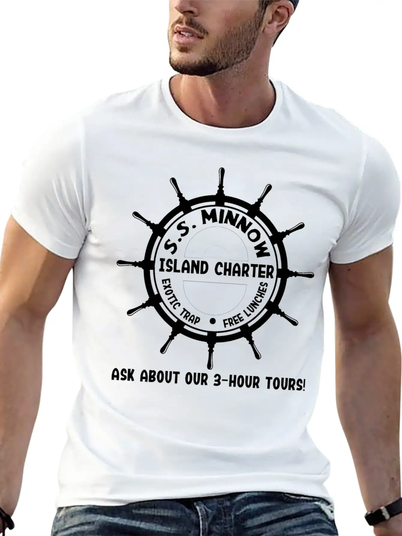 S S Minnow Tour Ask About The 3 Hour Tour On Classic Fit Graphic Tee For Daily Comfort – Unisex Cotton Shirt