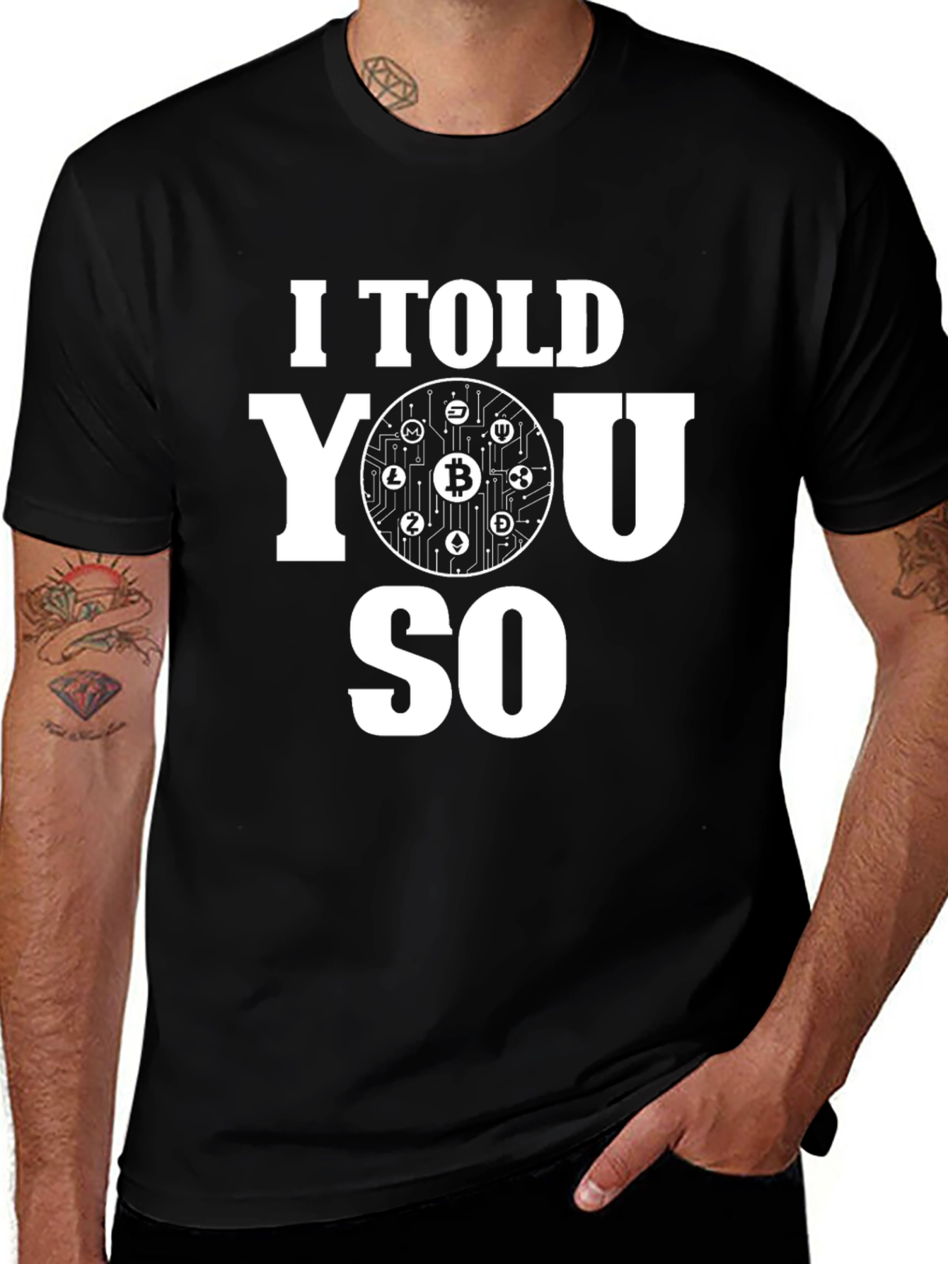 I Told You So Bitcoin Crypto T-Shirt