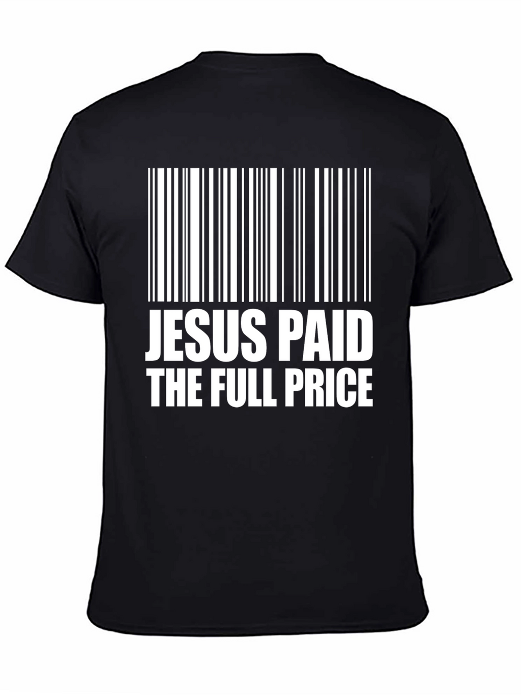 Jesus Paid the Price Barcode Graphic T-Shirt