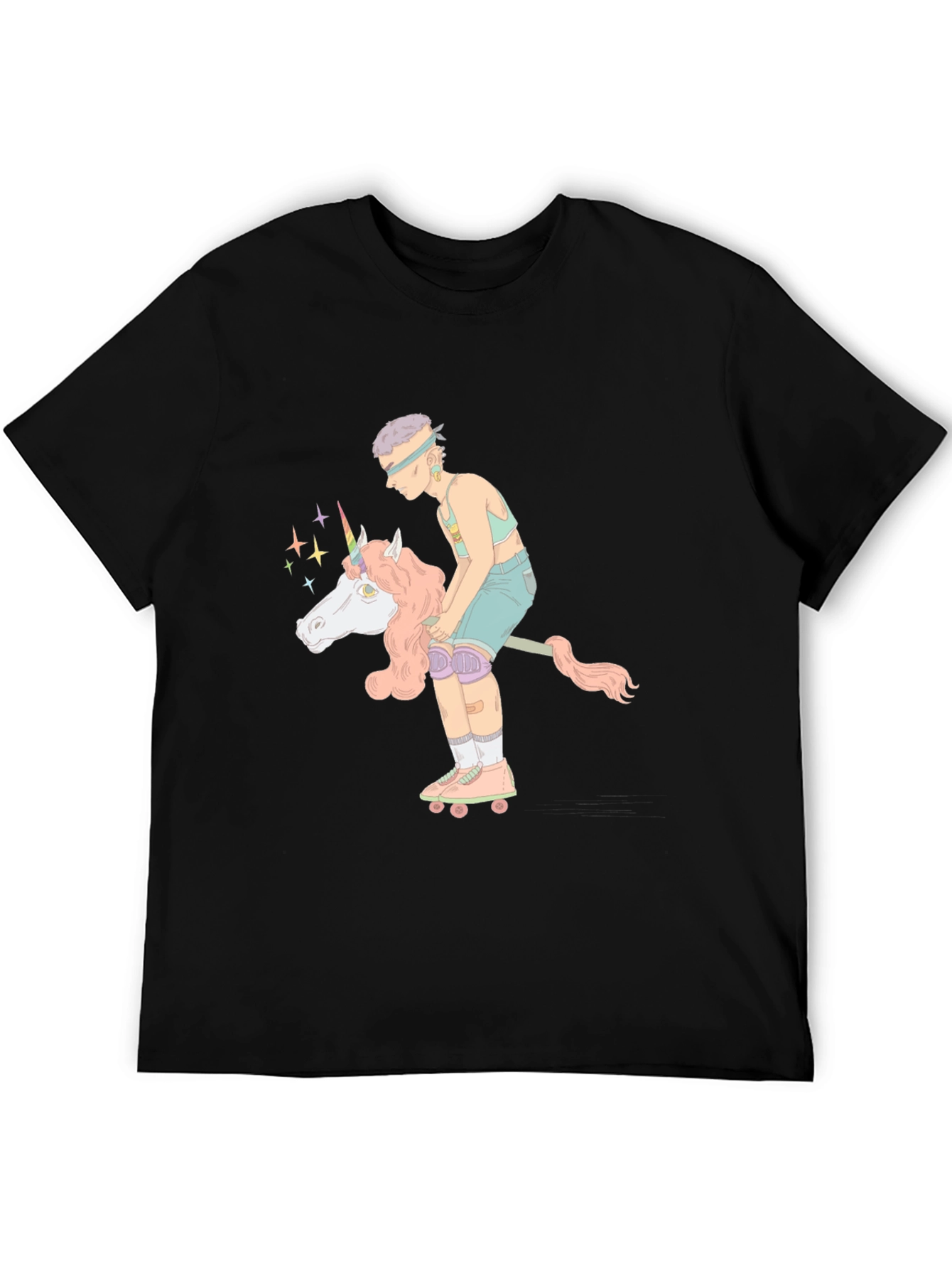 Unicorn Roller Skater Graphic Tee