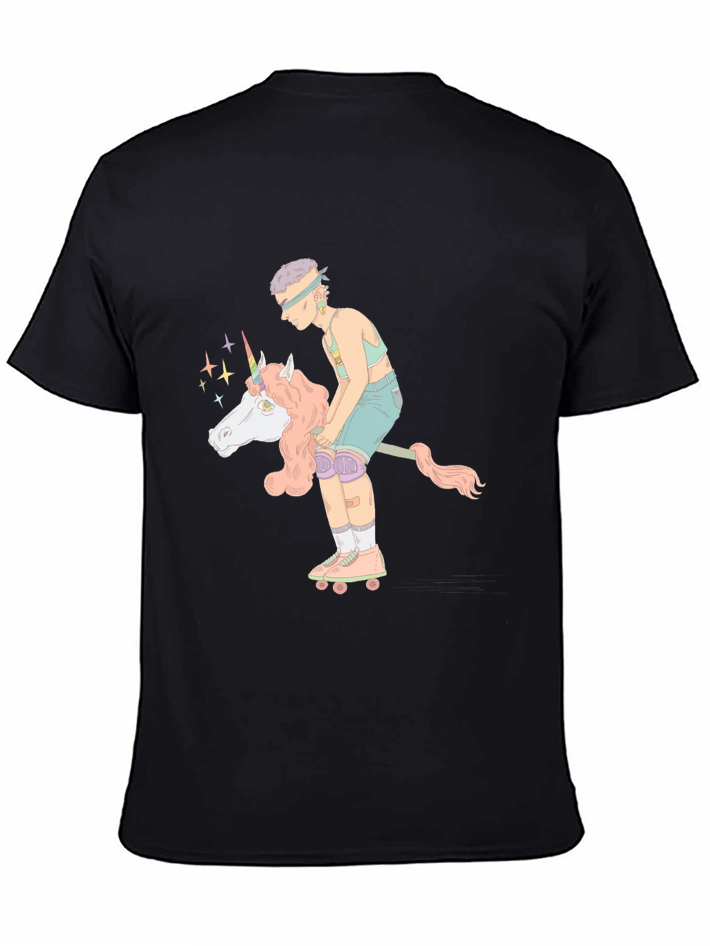 Unicorn Roller Skater Graphic Tee