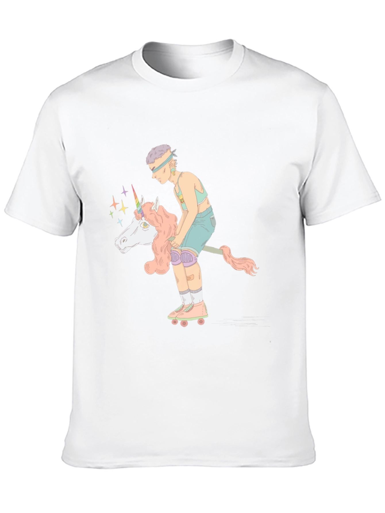 Unicorn Roller Skater Graphic Tee