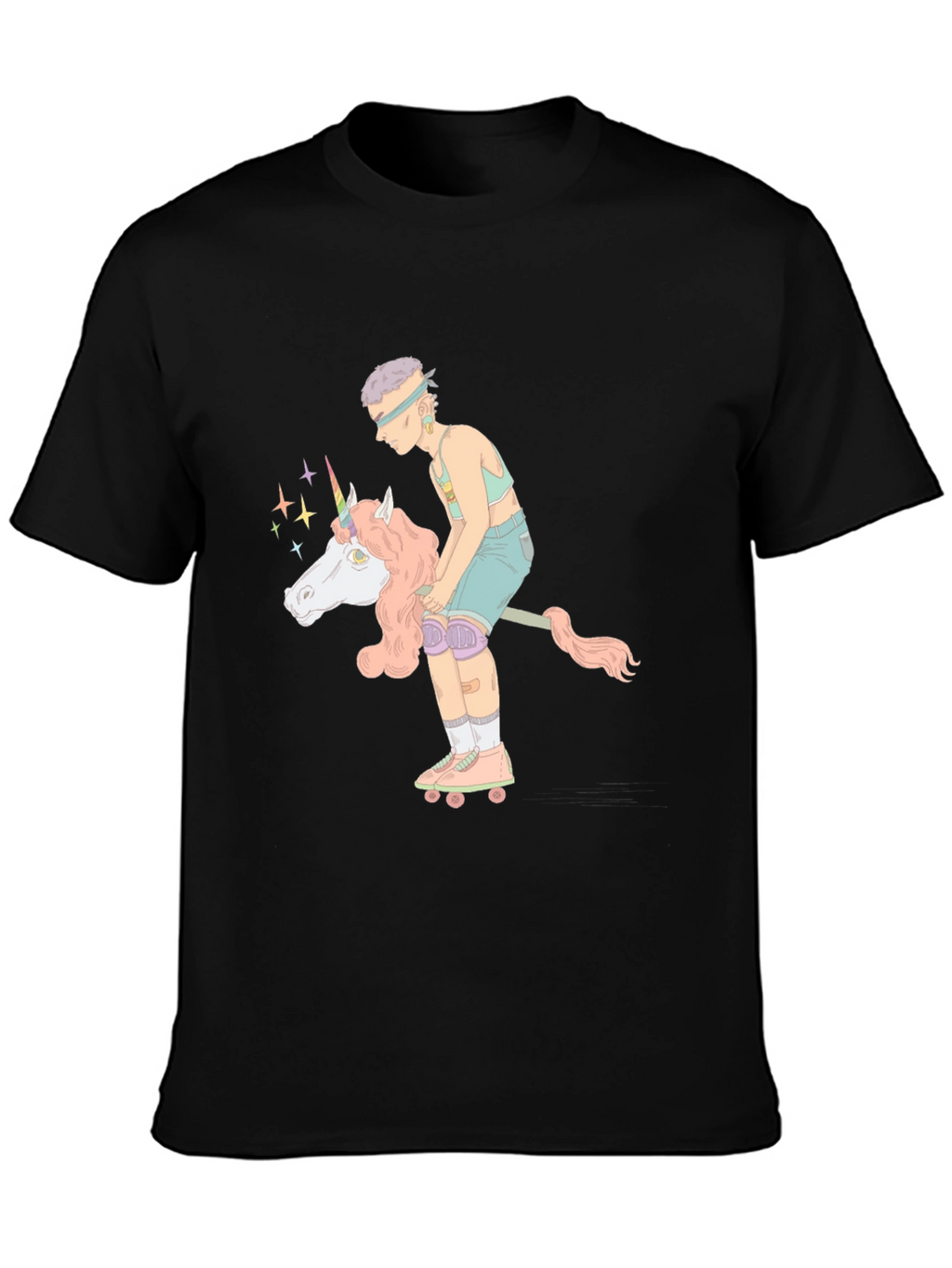 Unicorn Roller Skater Graphic Tee