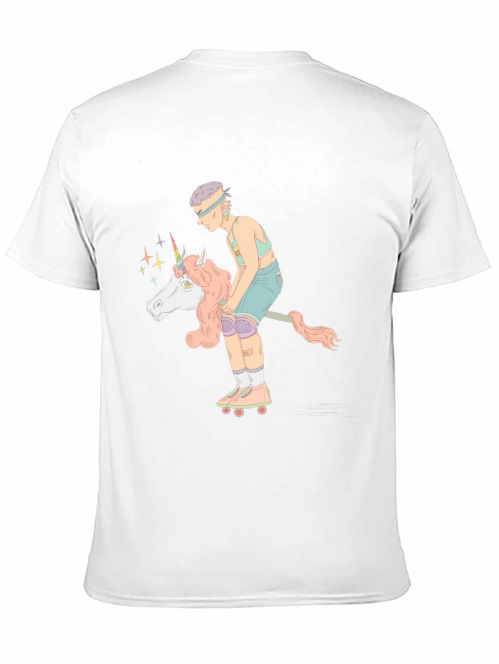 Unicorn Roller Skater Graphic Tee