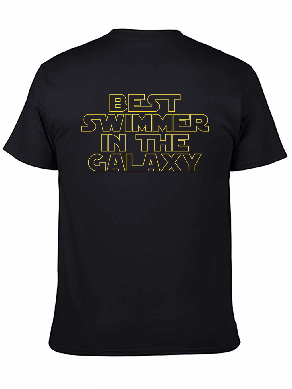 Best Swimmer in the Galaxy Black T-Shirt