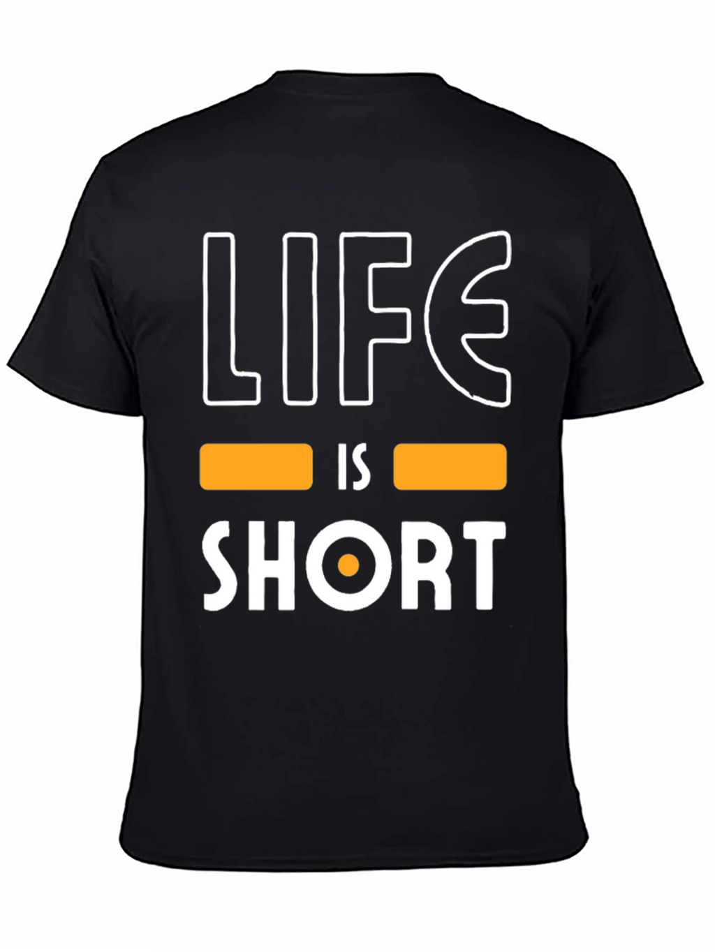 Life is Short Graphic Tee - Black