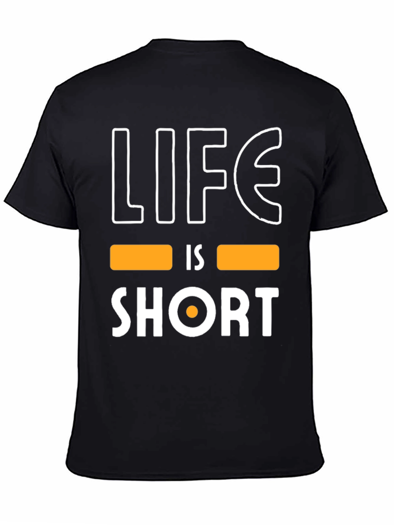 Life is Short Graphic Tee - Black