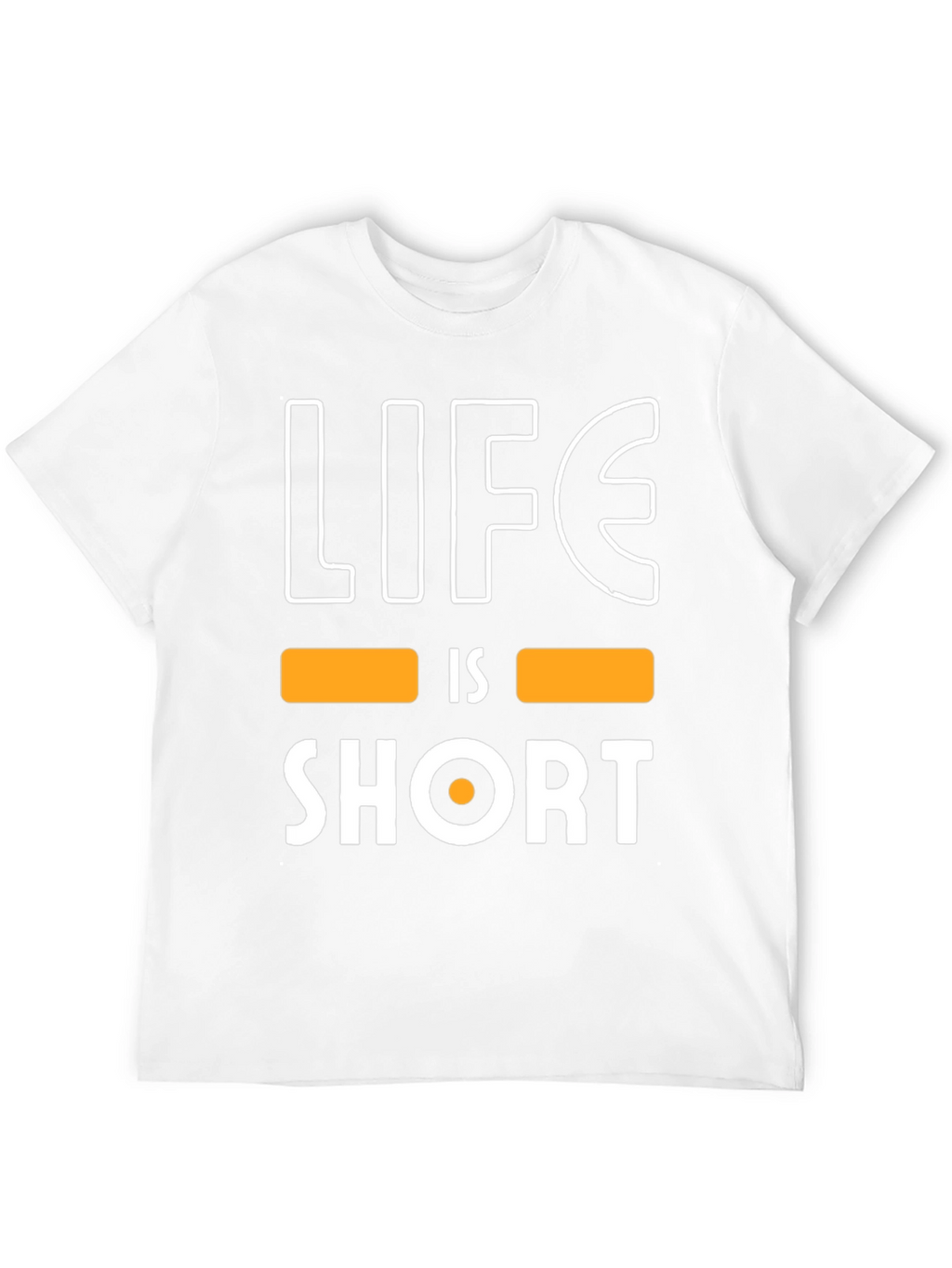 Life is Short Graphic Tee - Black