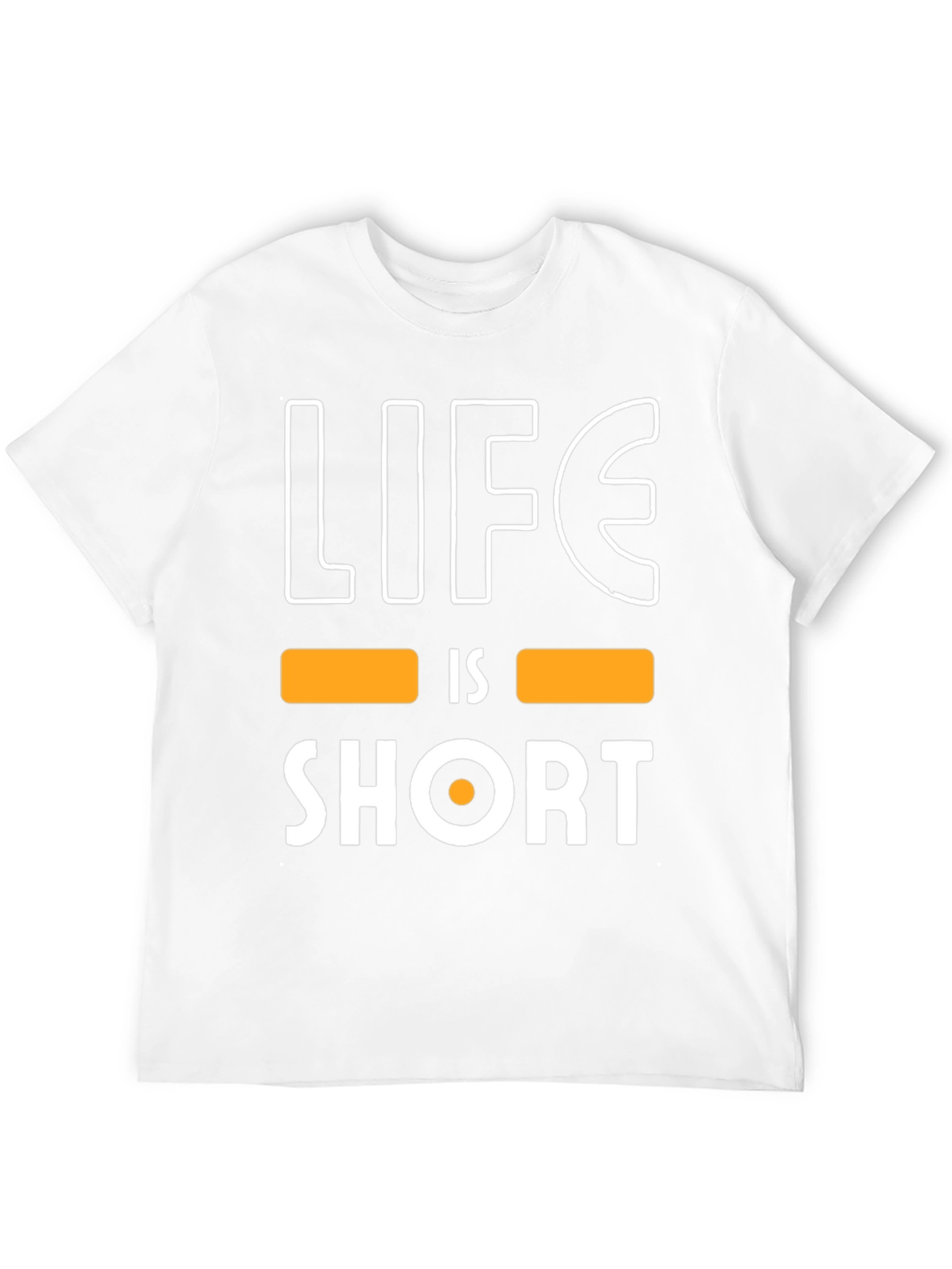 Life is Short Graphic Tee - Black