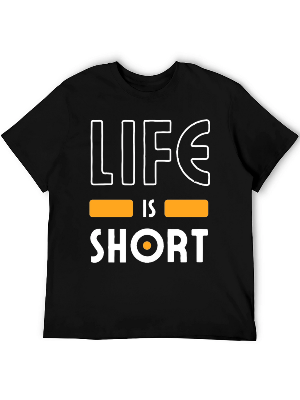Life is Short Graphic Tee - Black