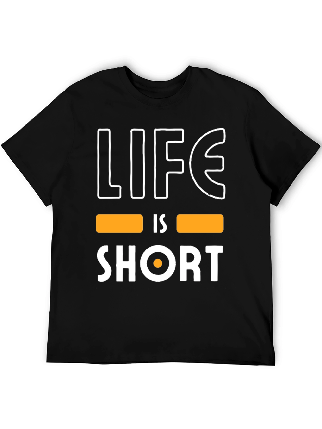 Life is Short Graphic Tee - Black